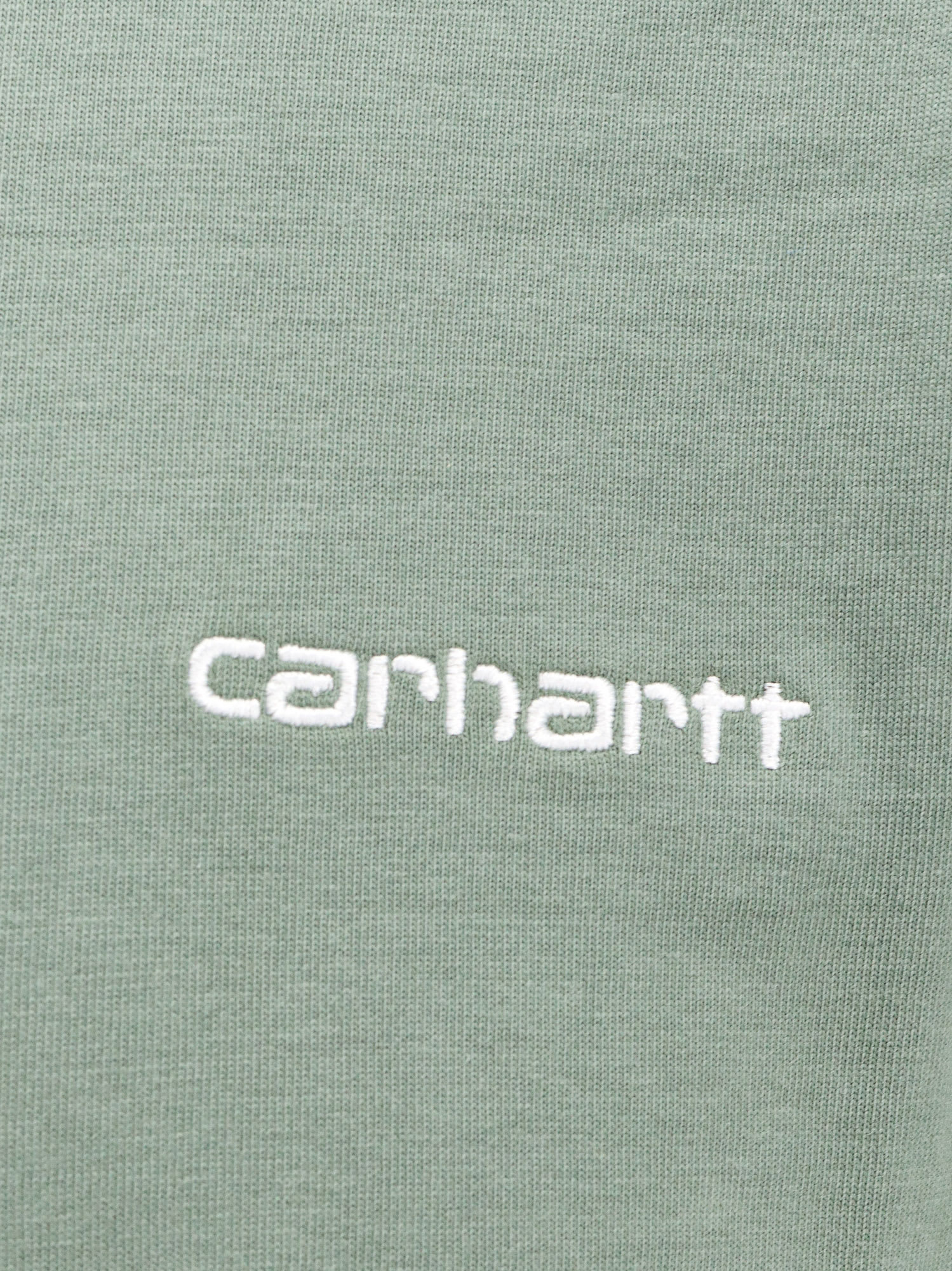 Shop Carhartt Script Embroidery T-shirt In Green