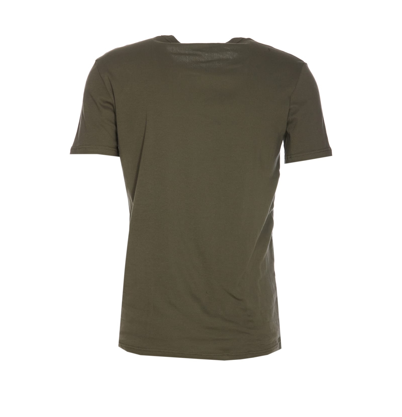 Tom Ford Khaki Cotton Stretch Jersey T-shirt In Military Green