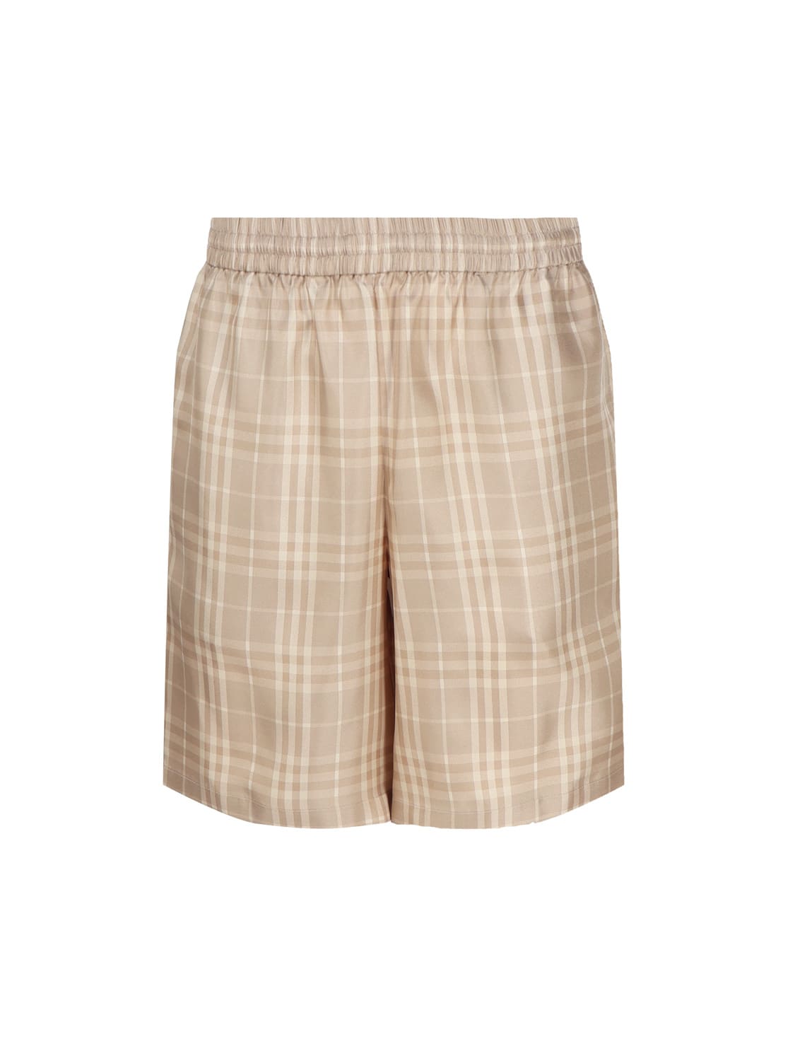 Bermuda Shorts In Silk Twill