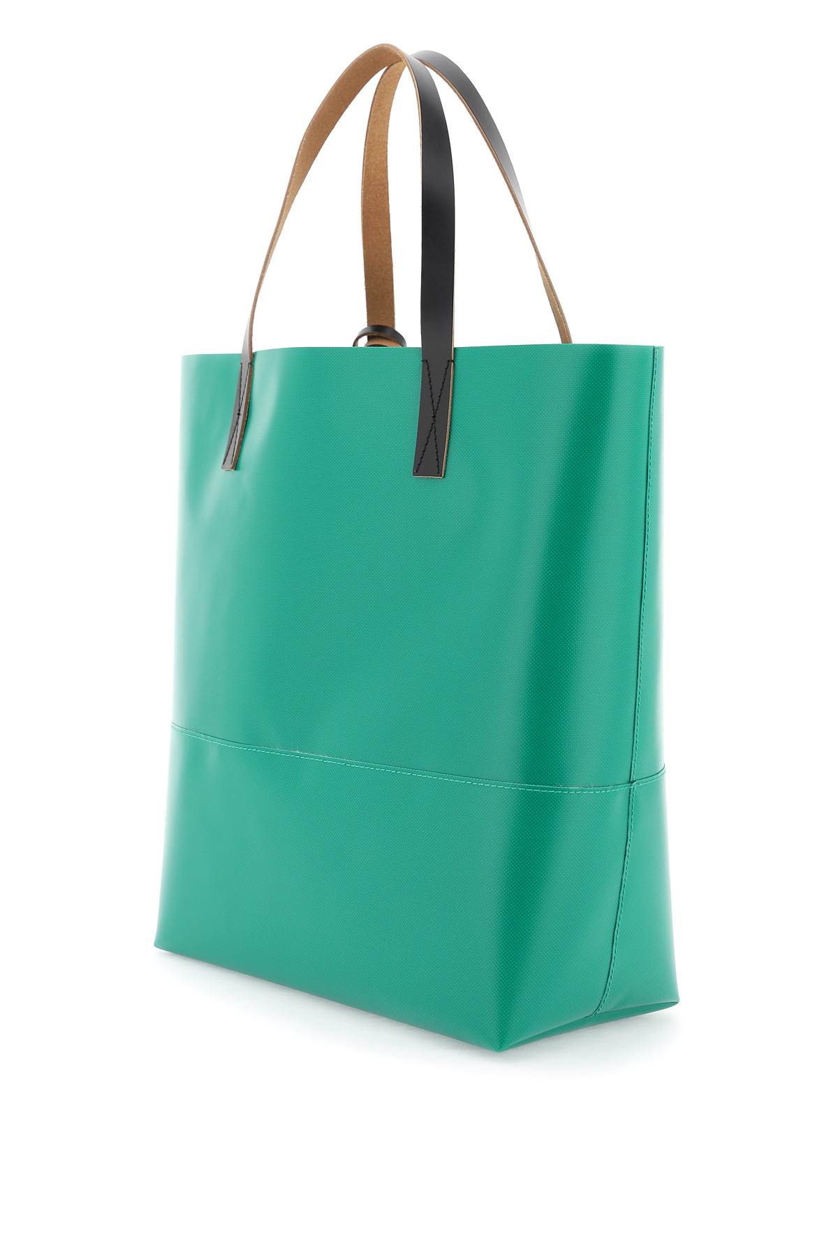 Shop Marni Tribeca Tote Bag In Sea Green (green)