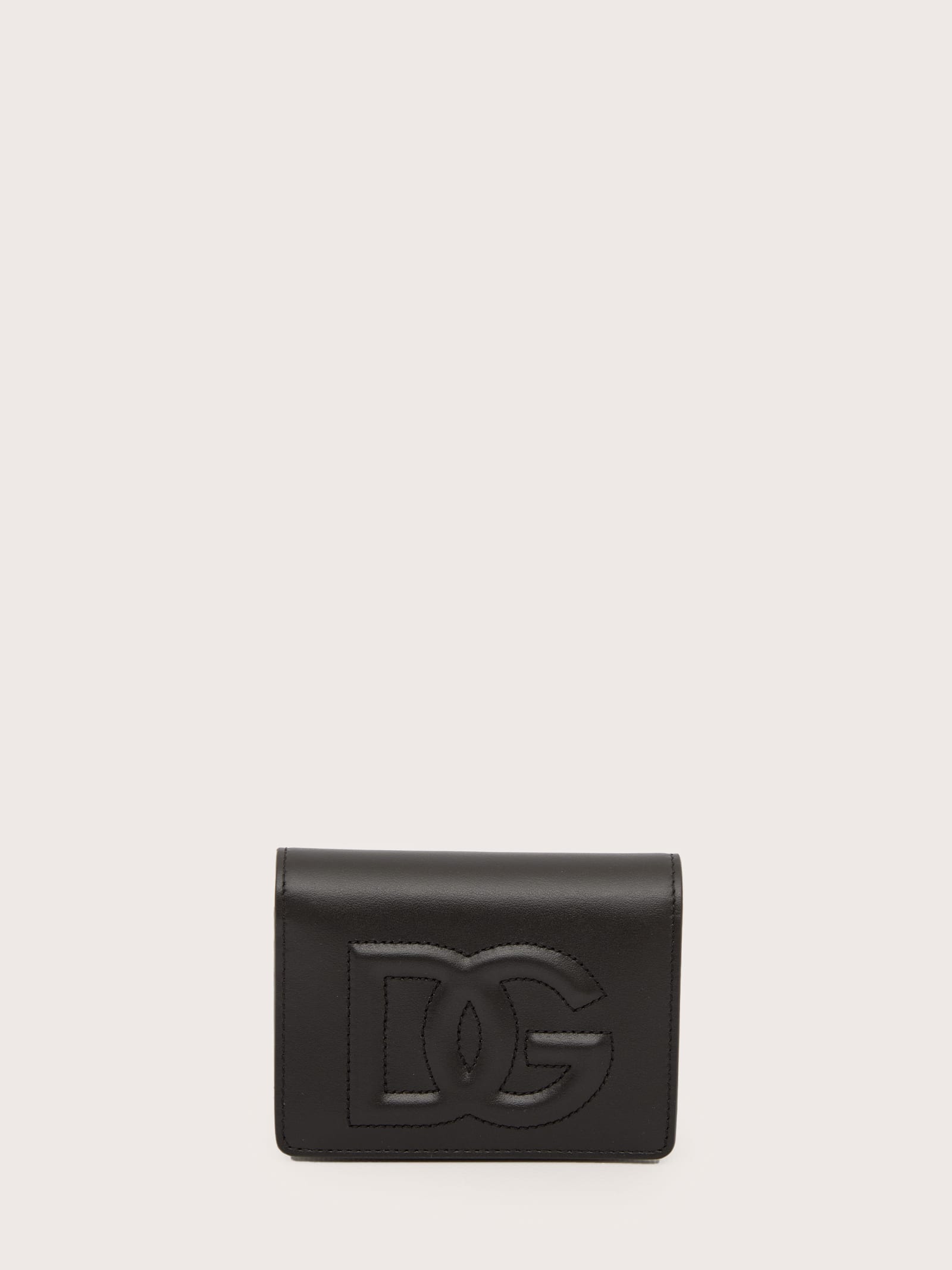 Shop Dolce & Gabbana Black Leather Wallet