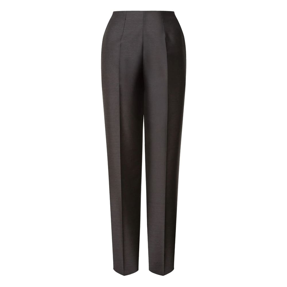 Alberta Ferretti Alberta Ferreti Grey Viscose Cropped Pants In Gray