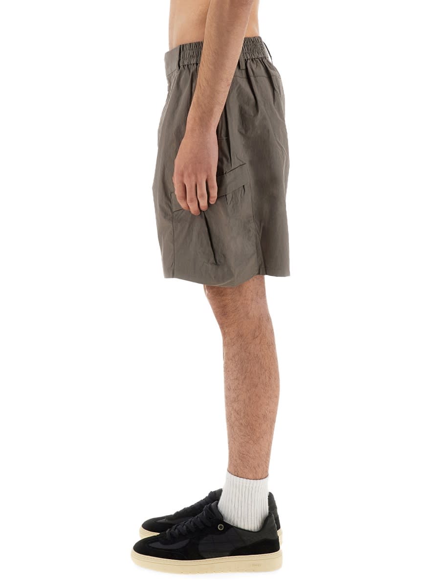 Represent Relaxed Fit Cargo Tech Shorts In Dove