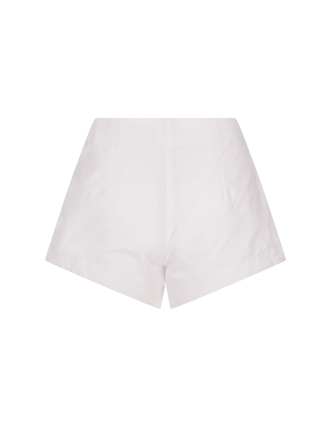 Shop Amotea White Cotton Donna Shorts