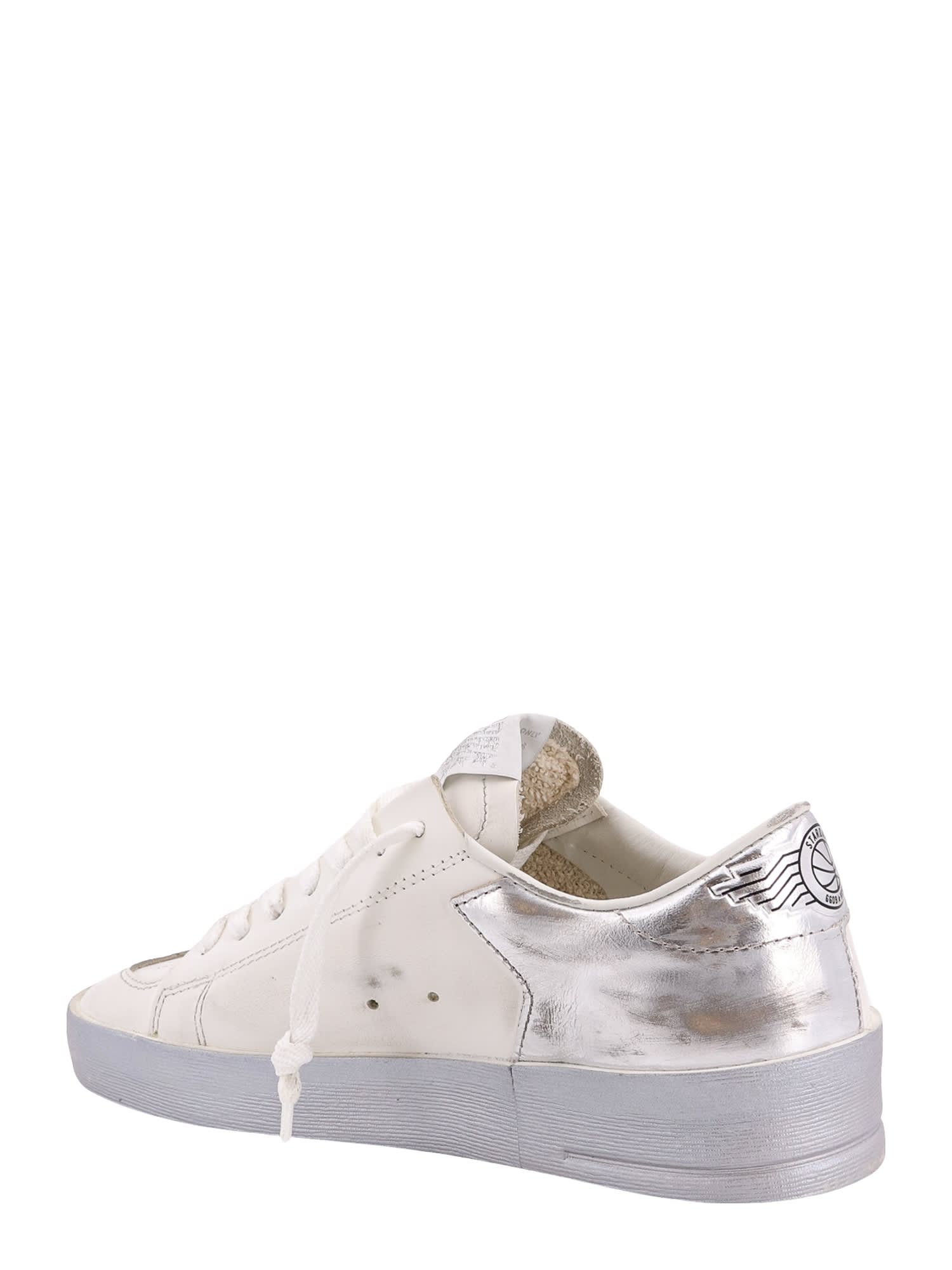 Shop Golden Goose Stardan Sneakers In White