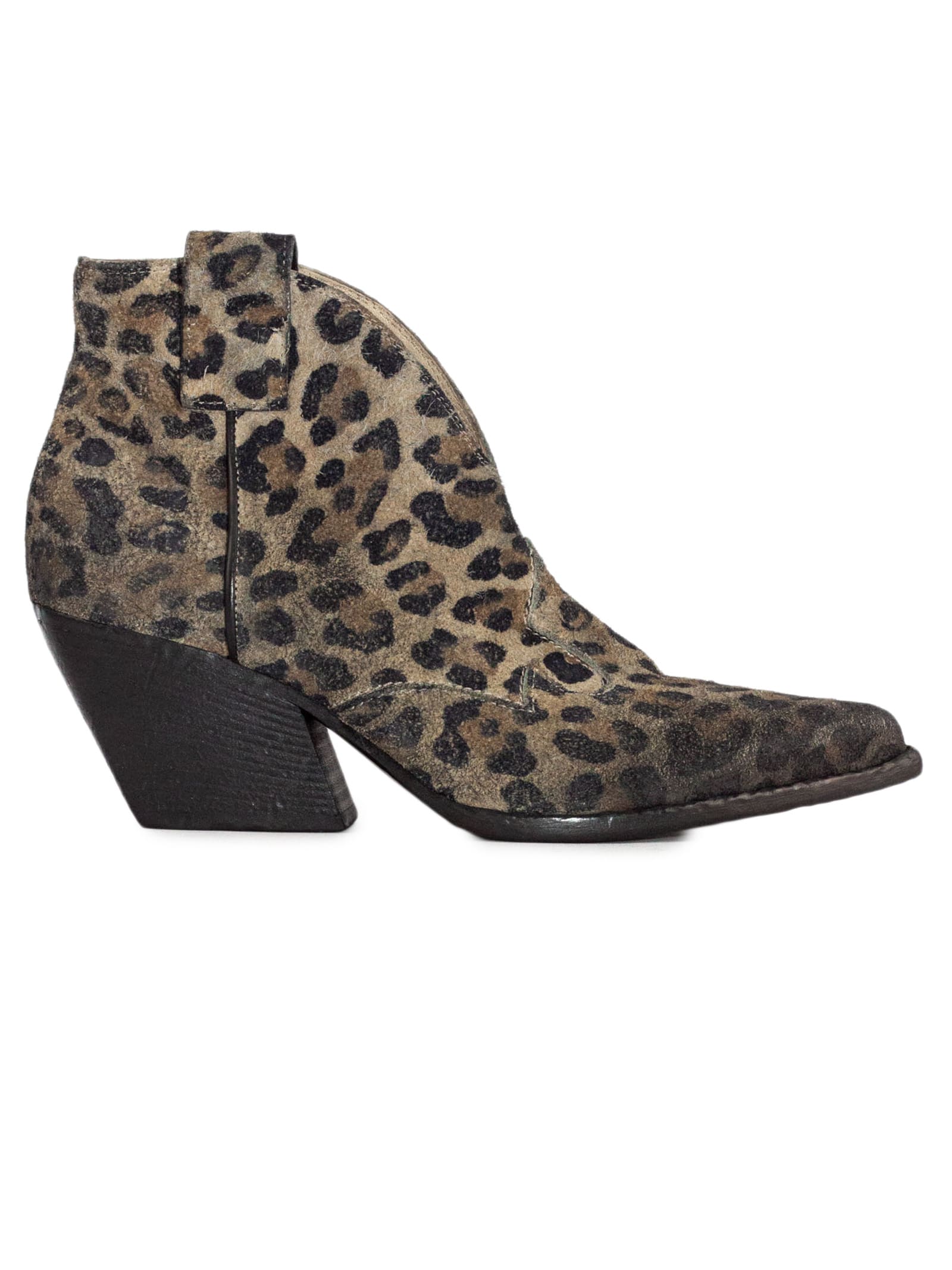 Kenia Suede Texan Ankle Boot