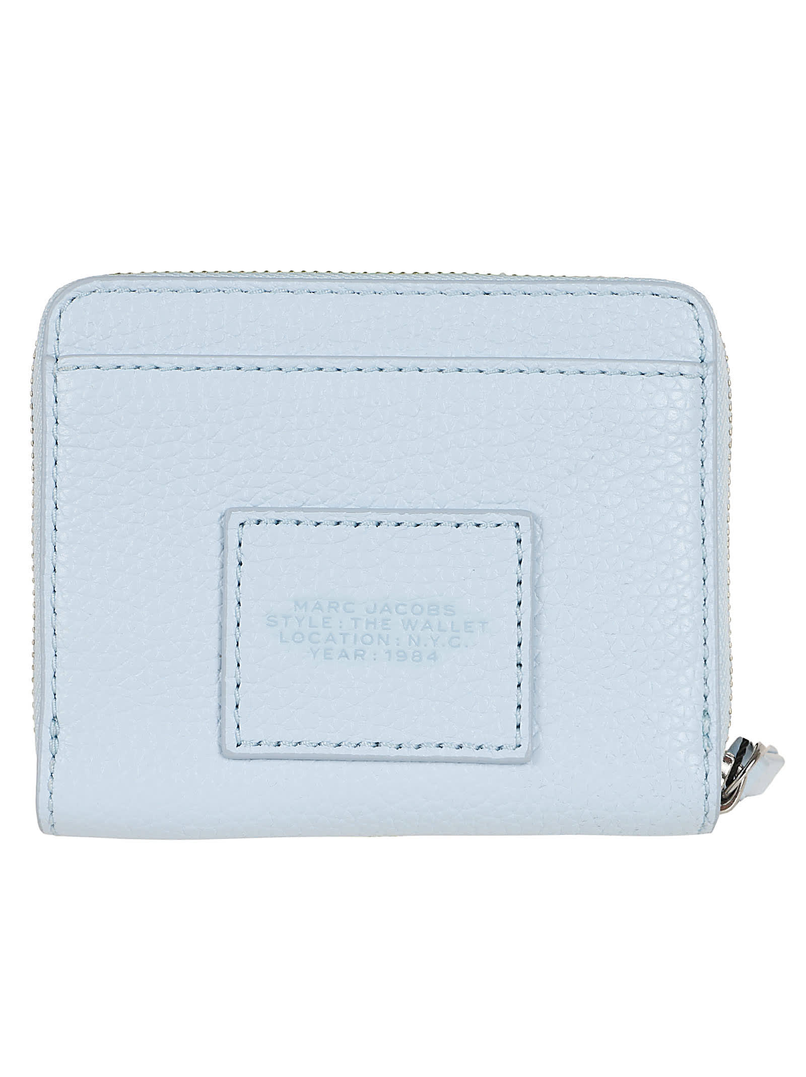 Shop Marc Jacobs The Mini Compact Wallet In Cloud Blue