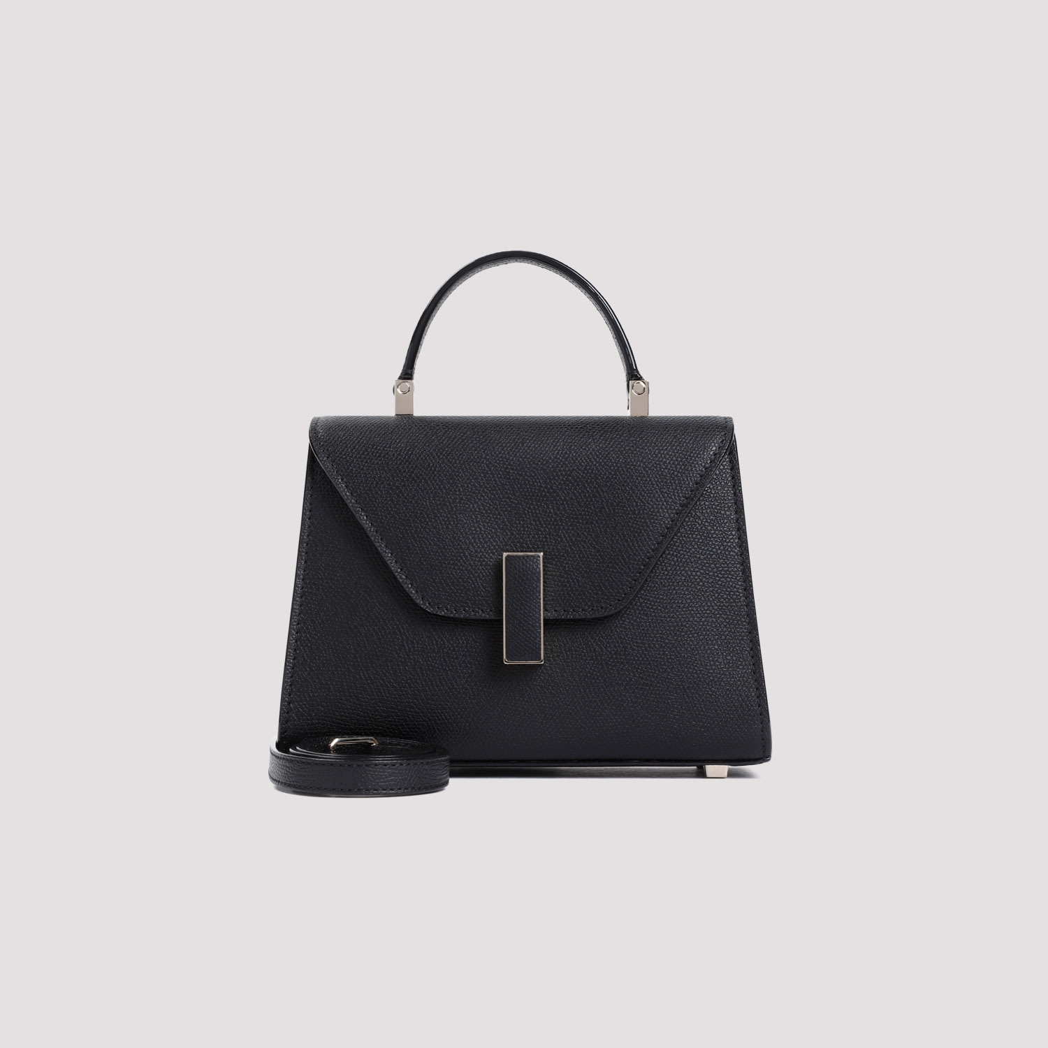 Shop Valextra Iside Crossbody Micro Bag In Nn Nero