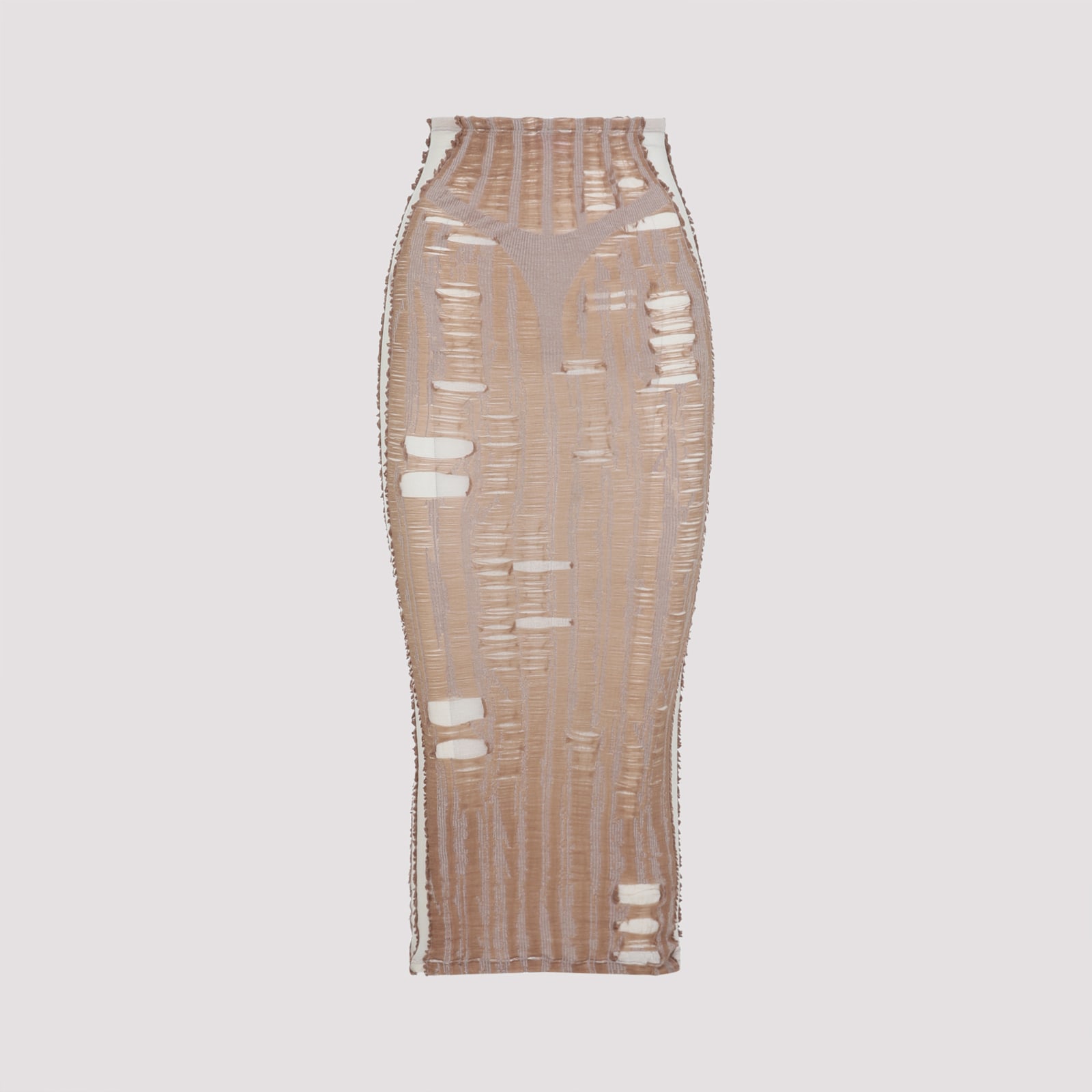 Diesel M-calina Midi Skirt In S Nude