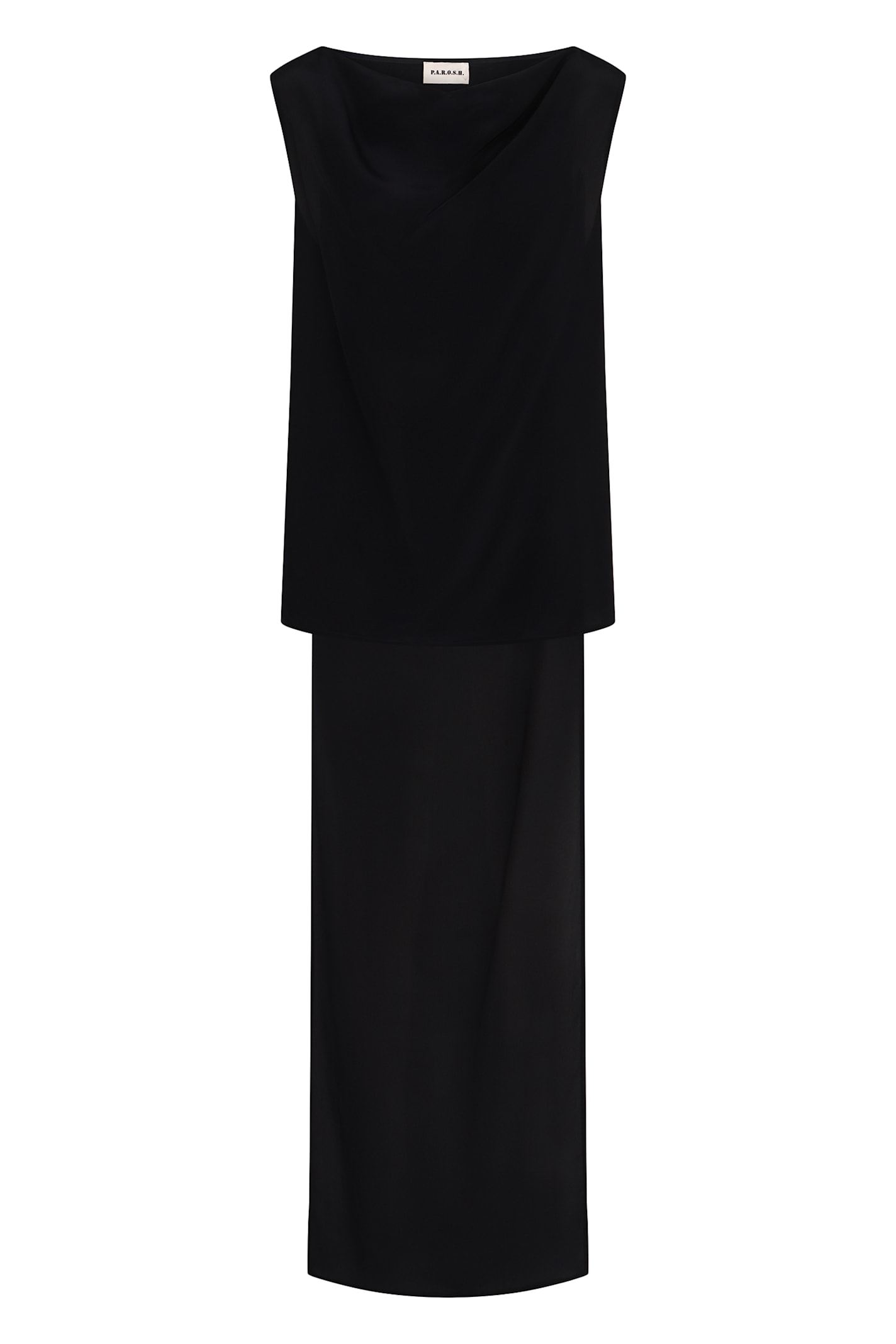 P.a.r.o.s.h Parosh Silk Blouse In Black