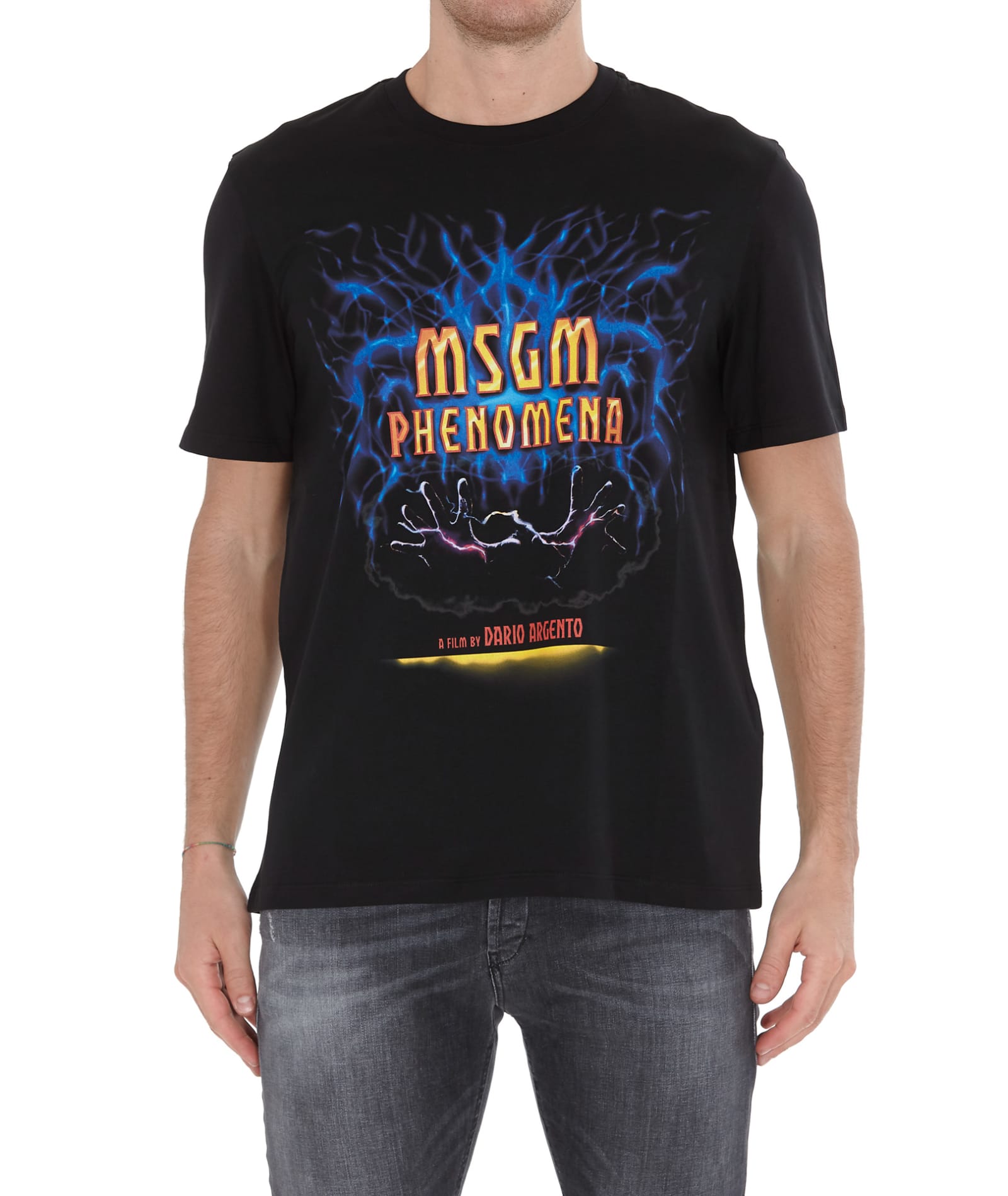 Msgm X Dario Argento Phenomena T-shirt In Black | ModeSens