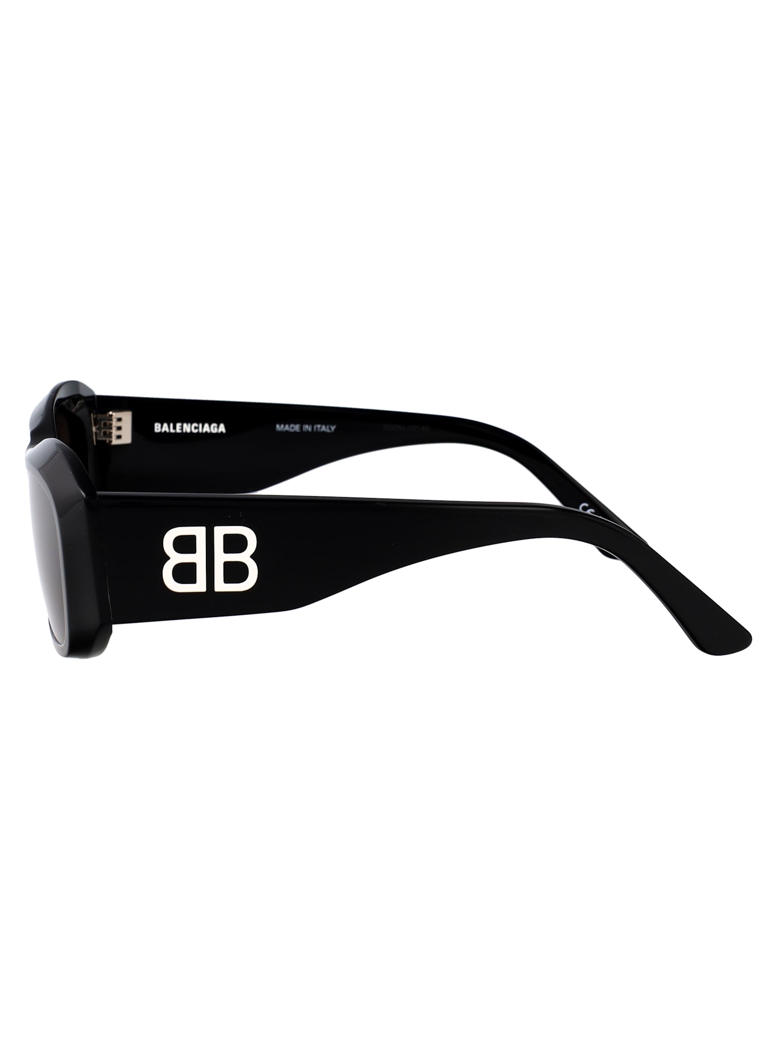 Balenciaga Bb0397sa Sunglasses In Black-black-grey