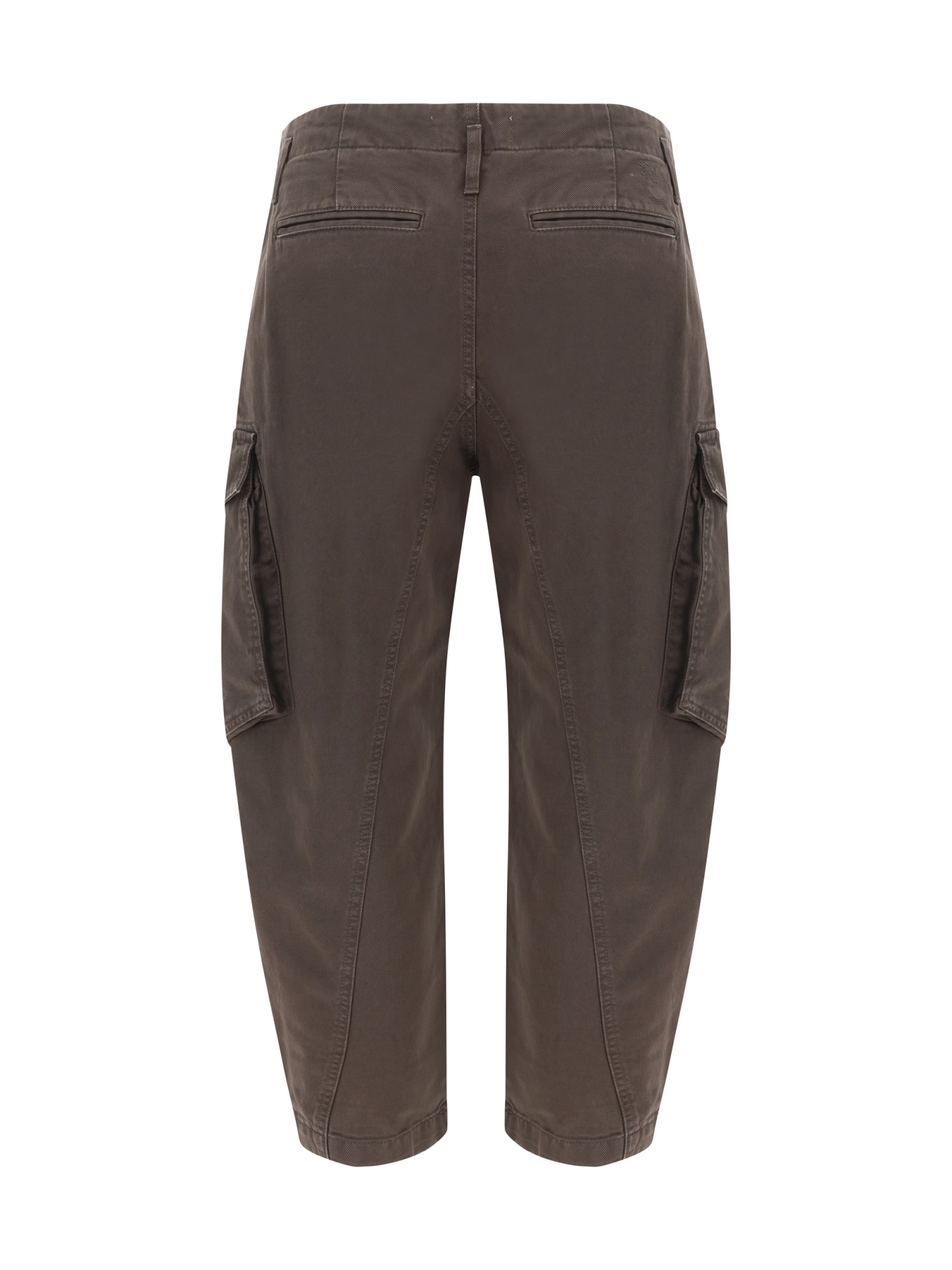 Shop Pinko Denim Pants In Marrone - Caffe