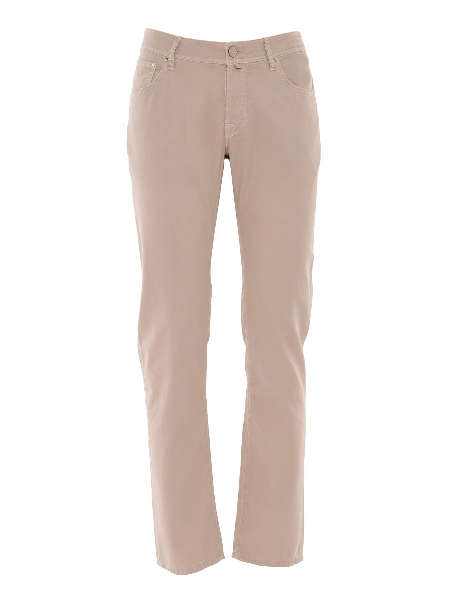 Jacob Cohen Nick Slim Fit Pants In Brown