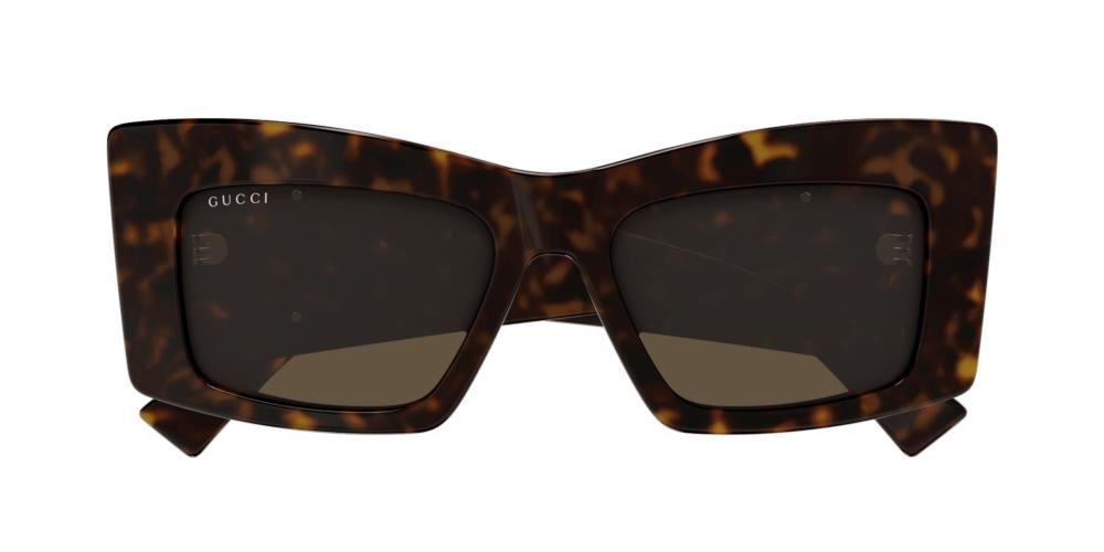 Gucci Butterfly Frame Sunglasses In Brown