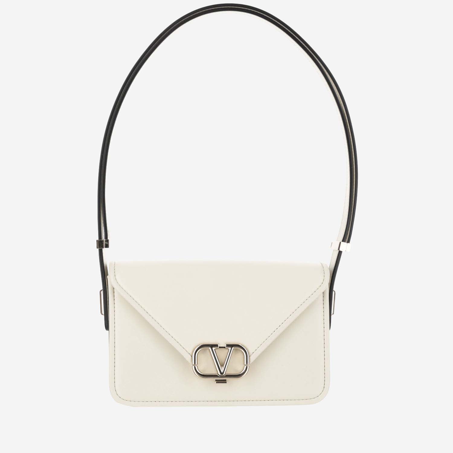 Valentino Garavani Letter Bag Small Shoulder Bag In Smooth Calfskin