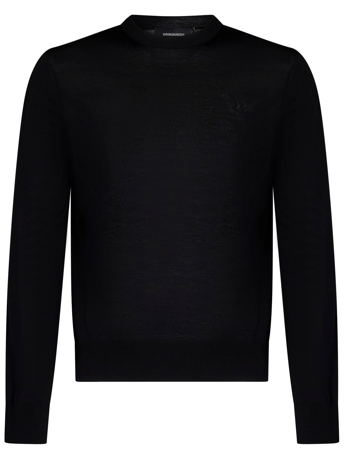 Shop Dsquared2 Crewneck Pullover Jumper In Black