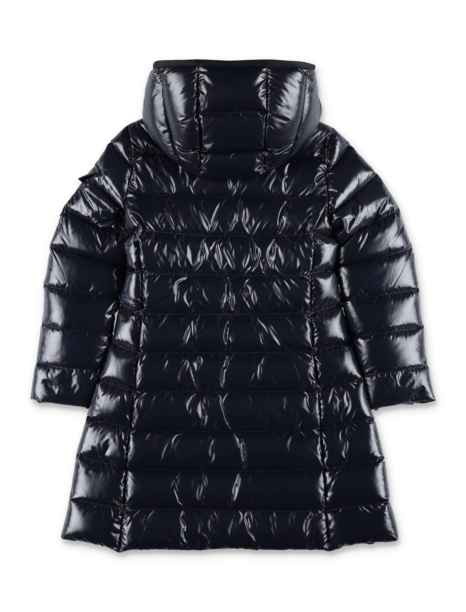 Moncler Kid - Moka Hooded Down Jacket In Blue