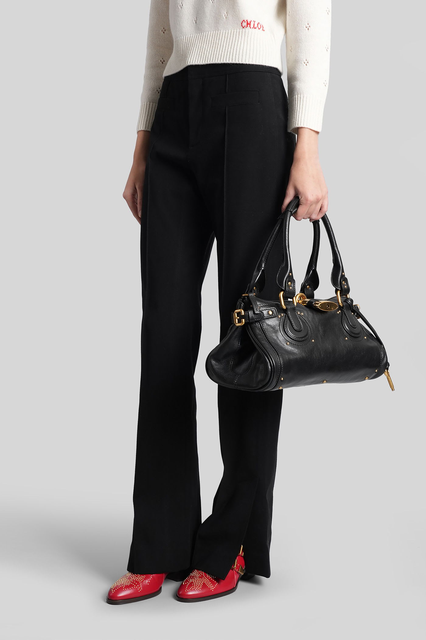 Chloé Pants In Black Cotton In Black