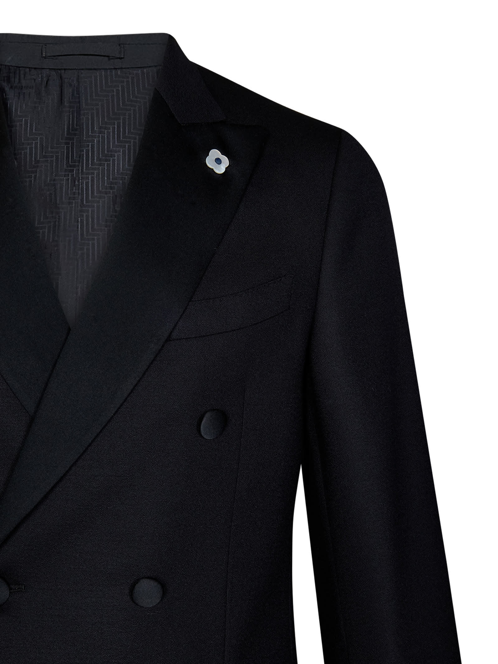 Shop Lardini Suit In Black