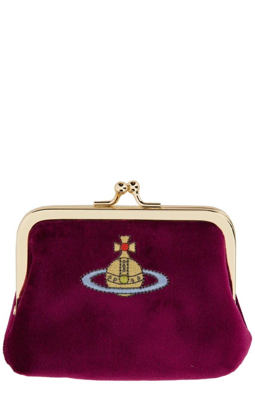 Shop Vivienne Westwood Frame Coin Purse In Fuchsia