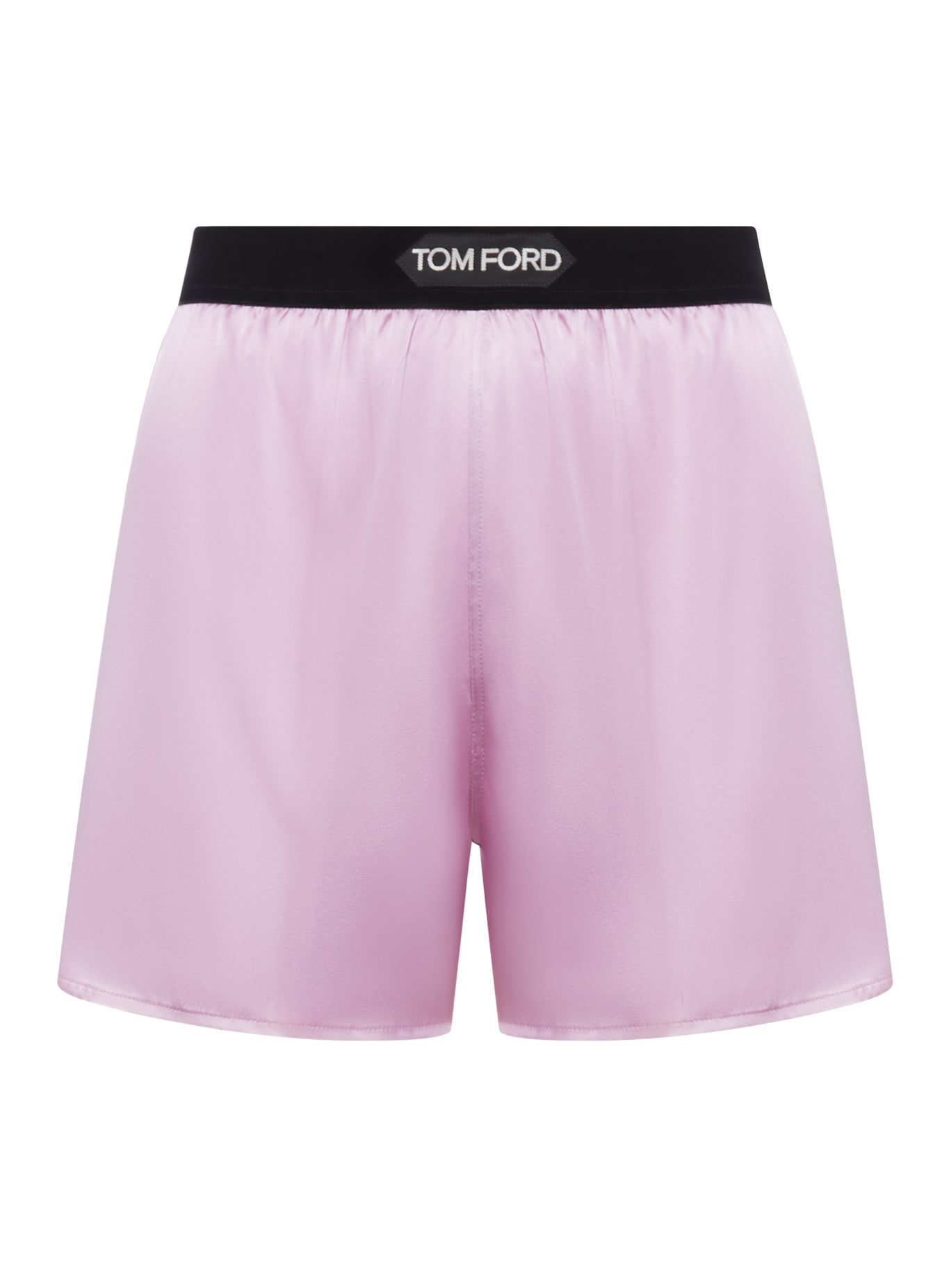 TOM FORD STRETCH SILK SATIN PJ SHORTS