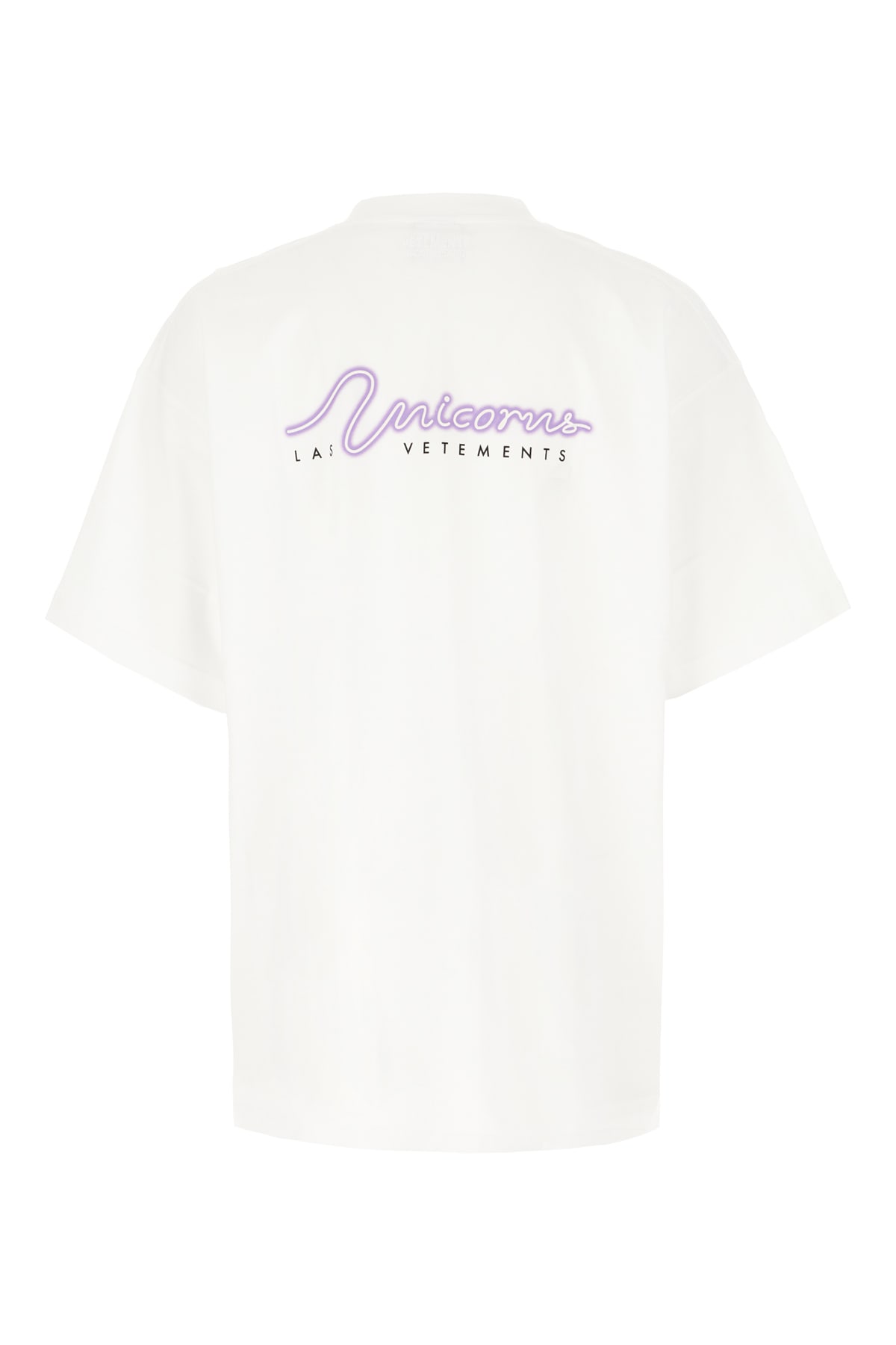 Shop Vetements White Cotton Oversize T-shirt