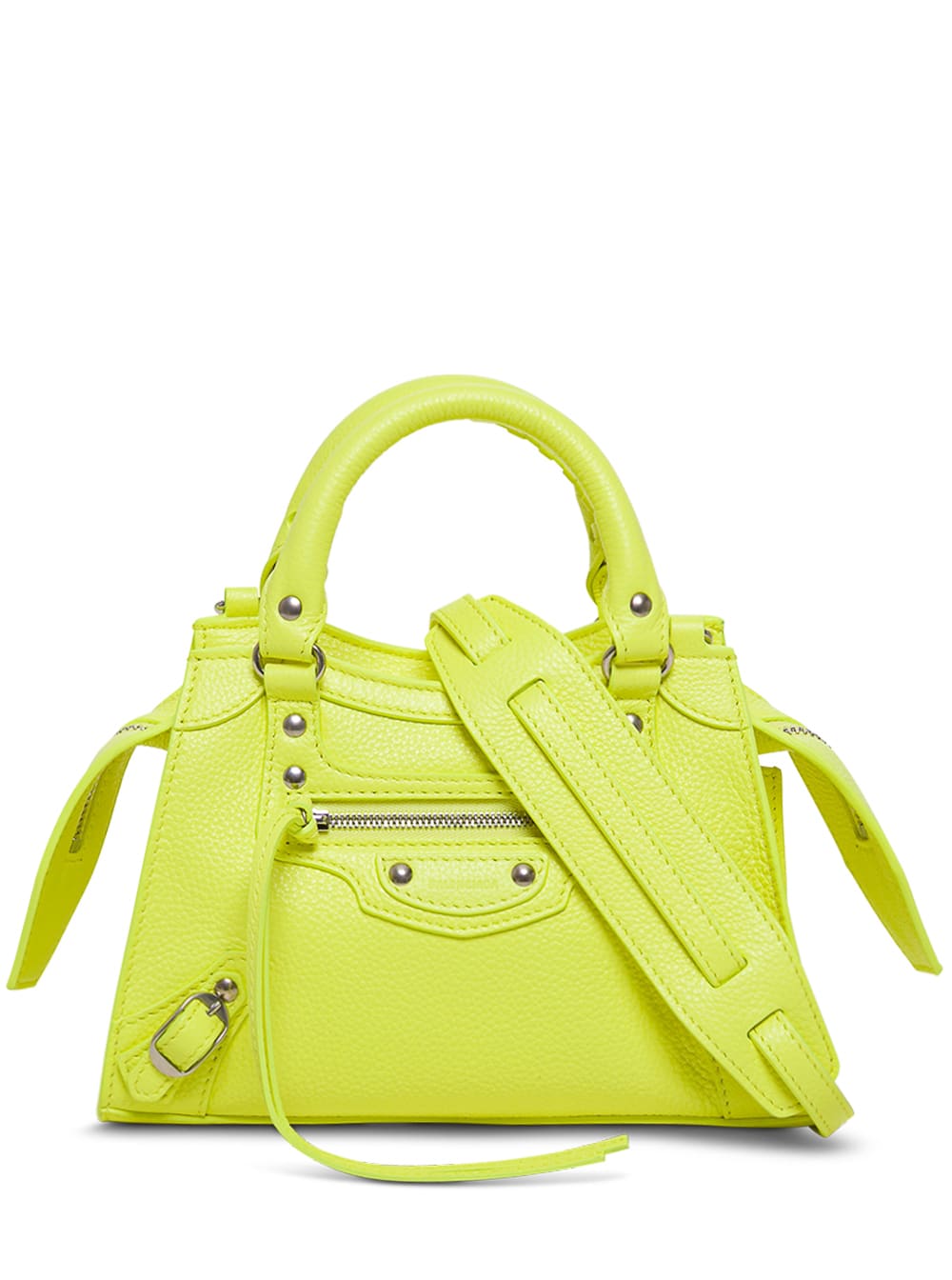 Balenciaga Neo Classic Yellow Leather Handbag