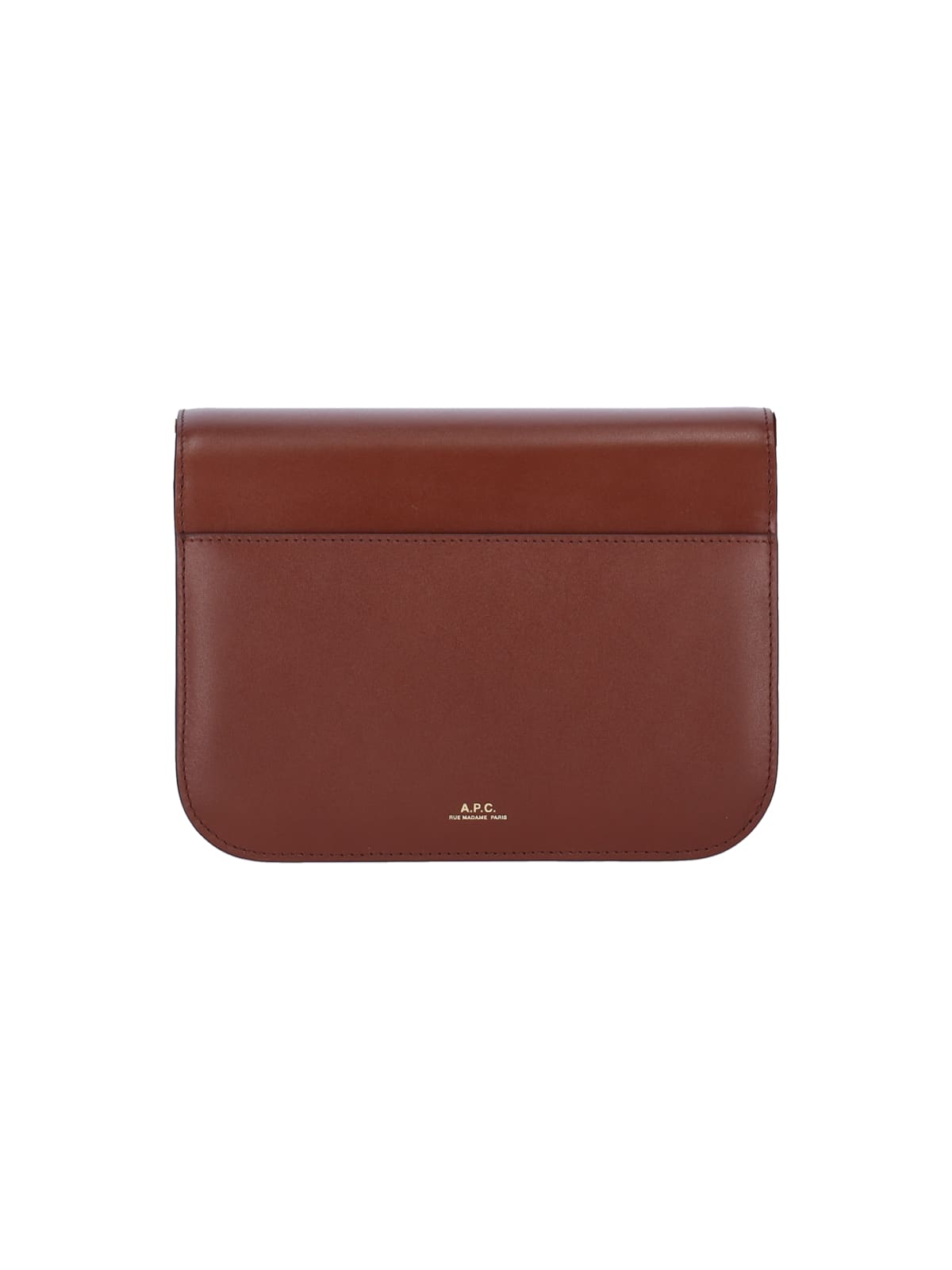 Shop Apc Small Shoulder Bag Astra In Brown