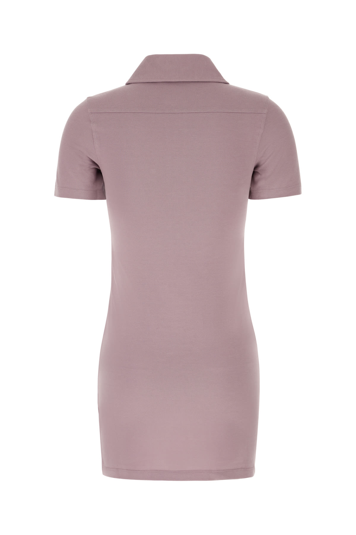 Shop Palm Angels Mauve Piquet Polo Dress In 3636