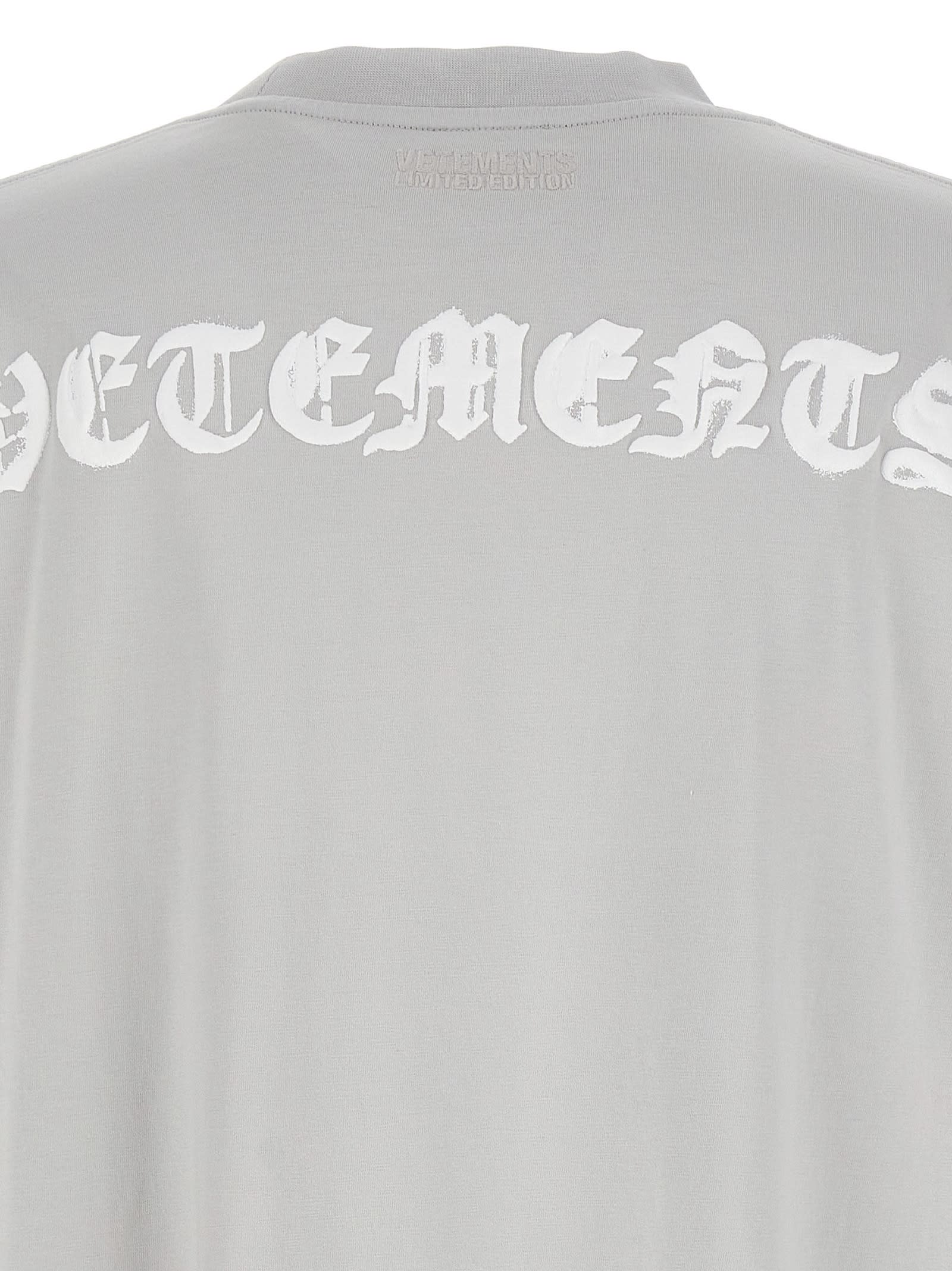 Shop Vetements Reverse Anarchy T-shirt In White
