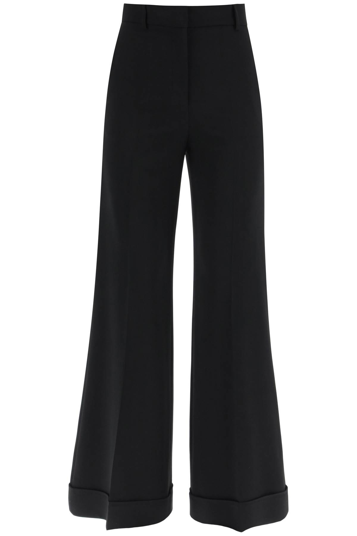 High-waist Wide-leg Trousers