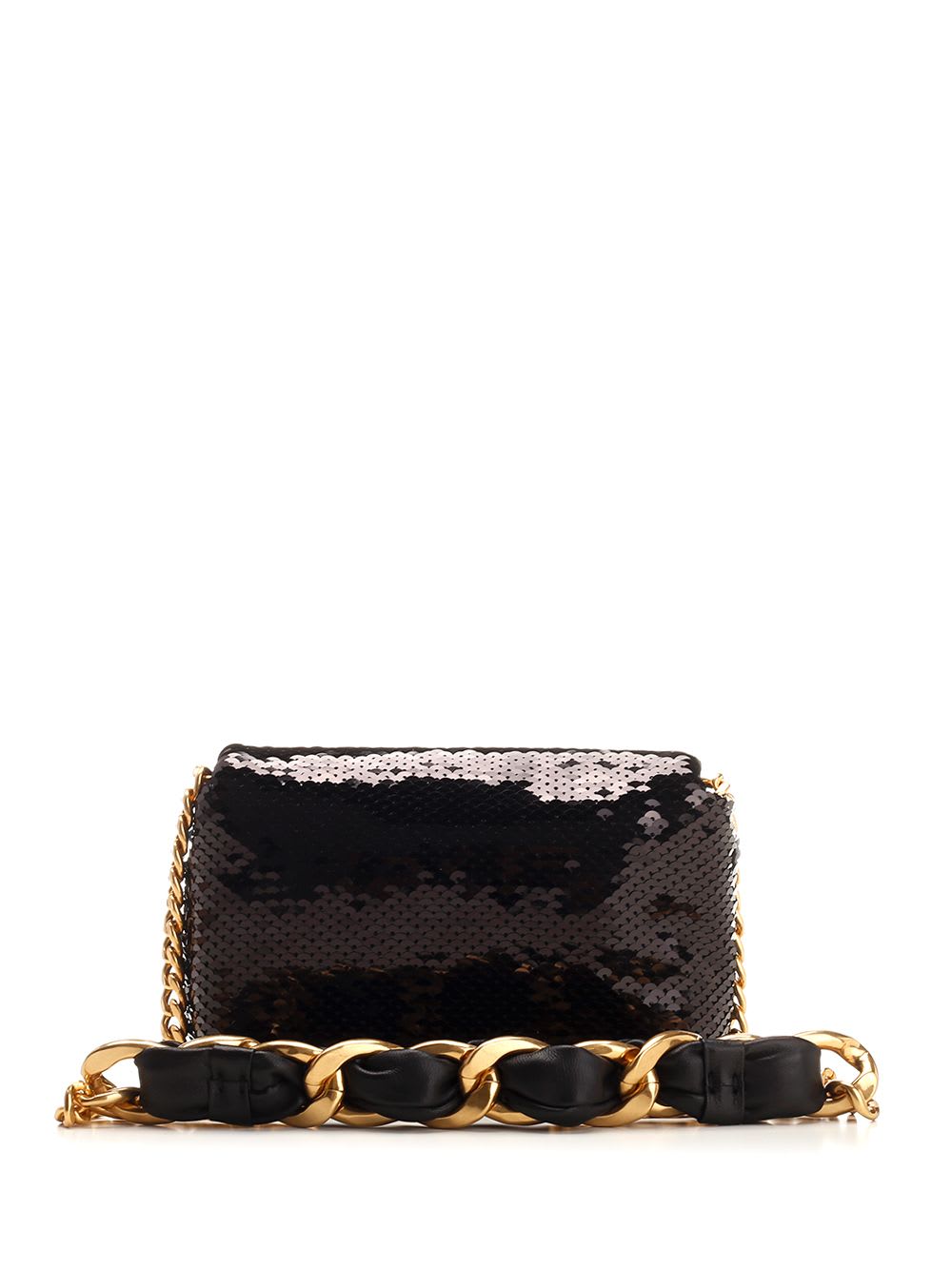 Shop Balmain 1945 Mini Shoulder Bag In Noir