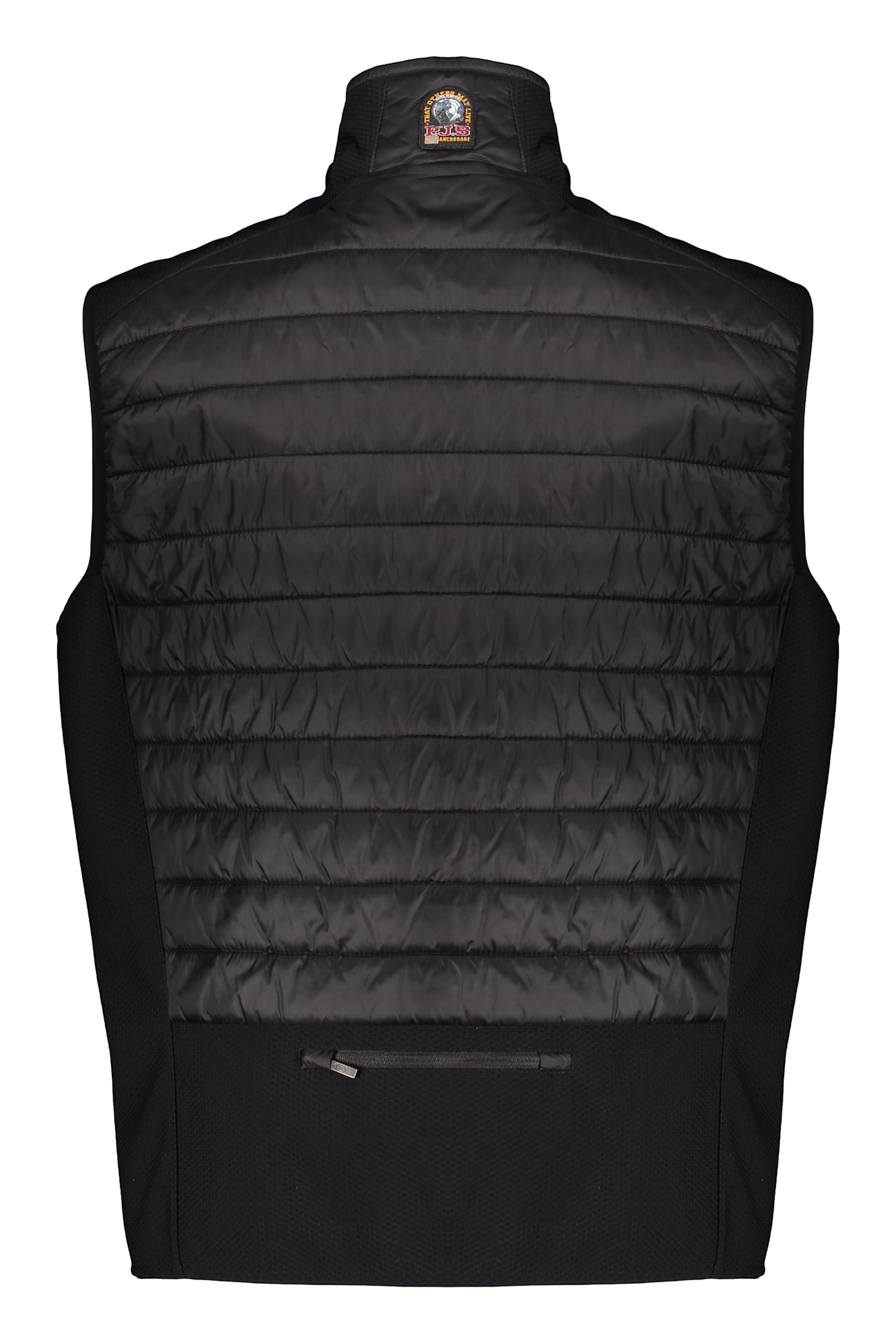 Parajumpers Padded Zip-up Gilet In Black