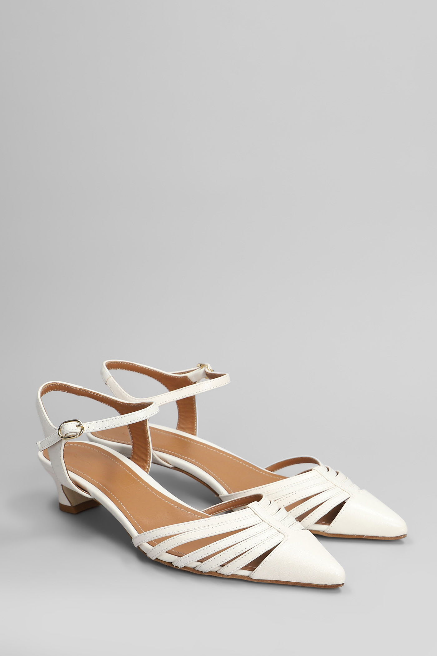 Julie Dee 55mm Leather Pumps