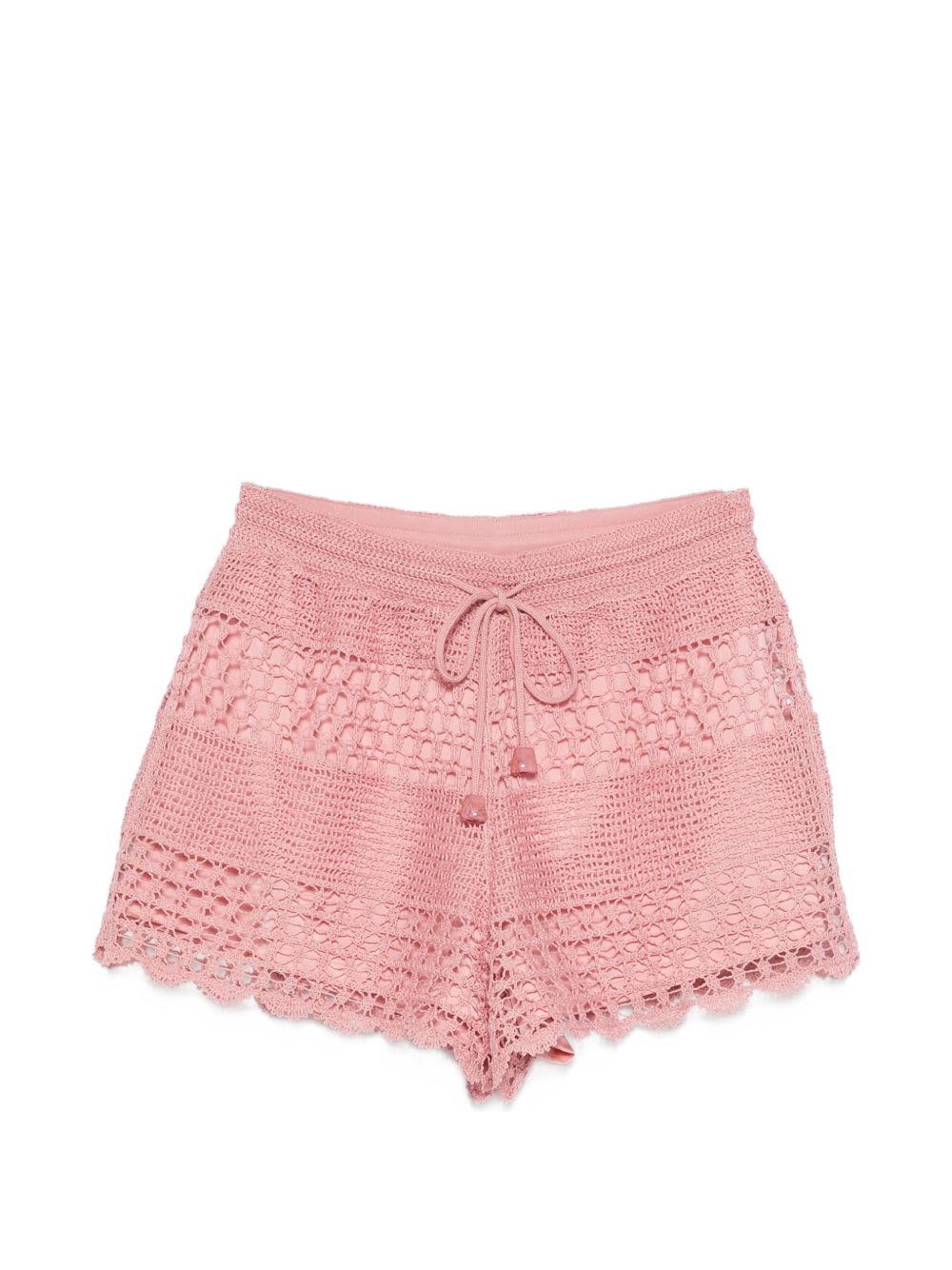 Zimmermann Wanderlust Crochet Cotton Shorts