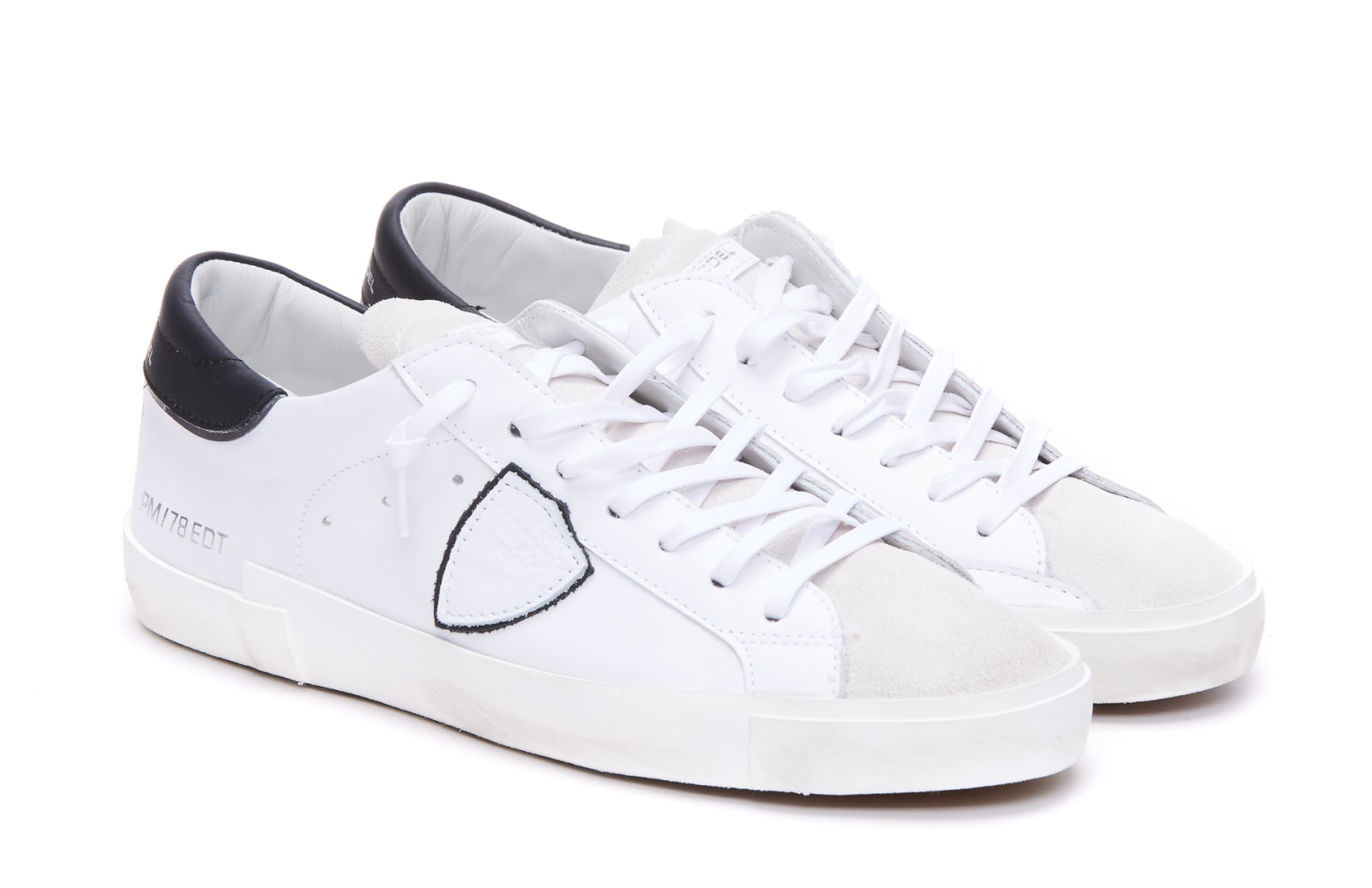 Shop Philippe Model Prsx Low Sneakers  In White