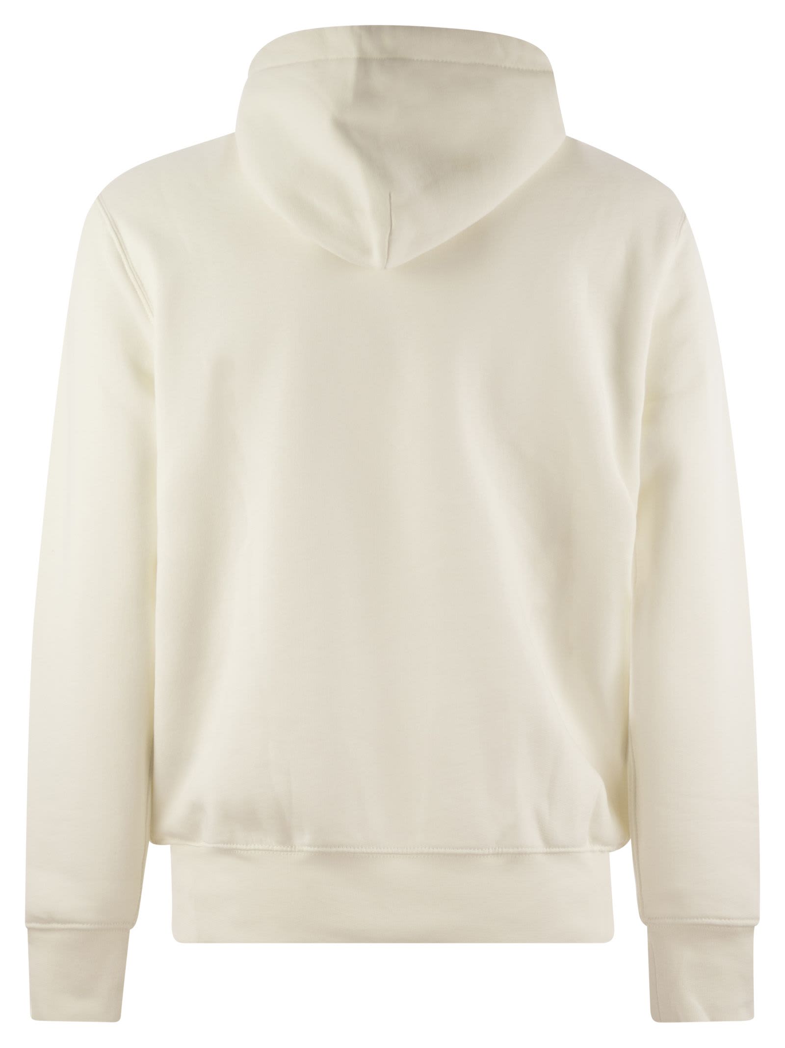 Ralph Lauren Polo Bear Hoodie In White
