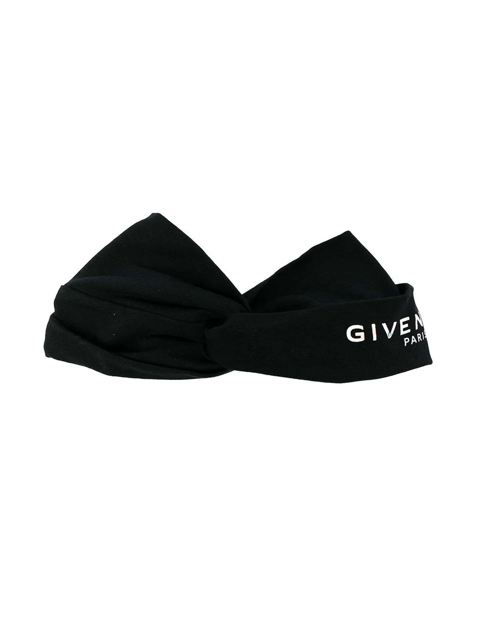 Givenchy Black Cotton-blend Hair Band