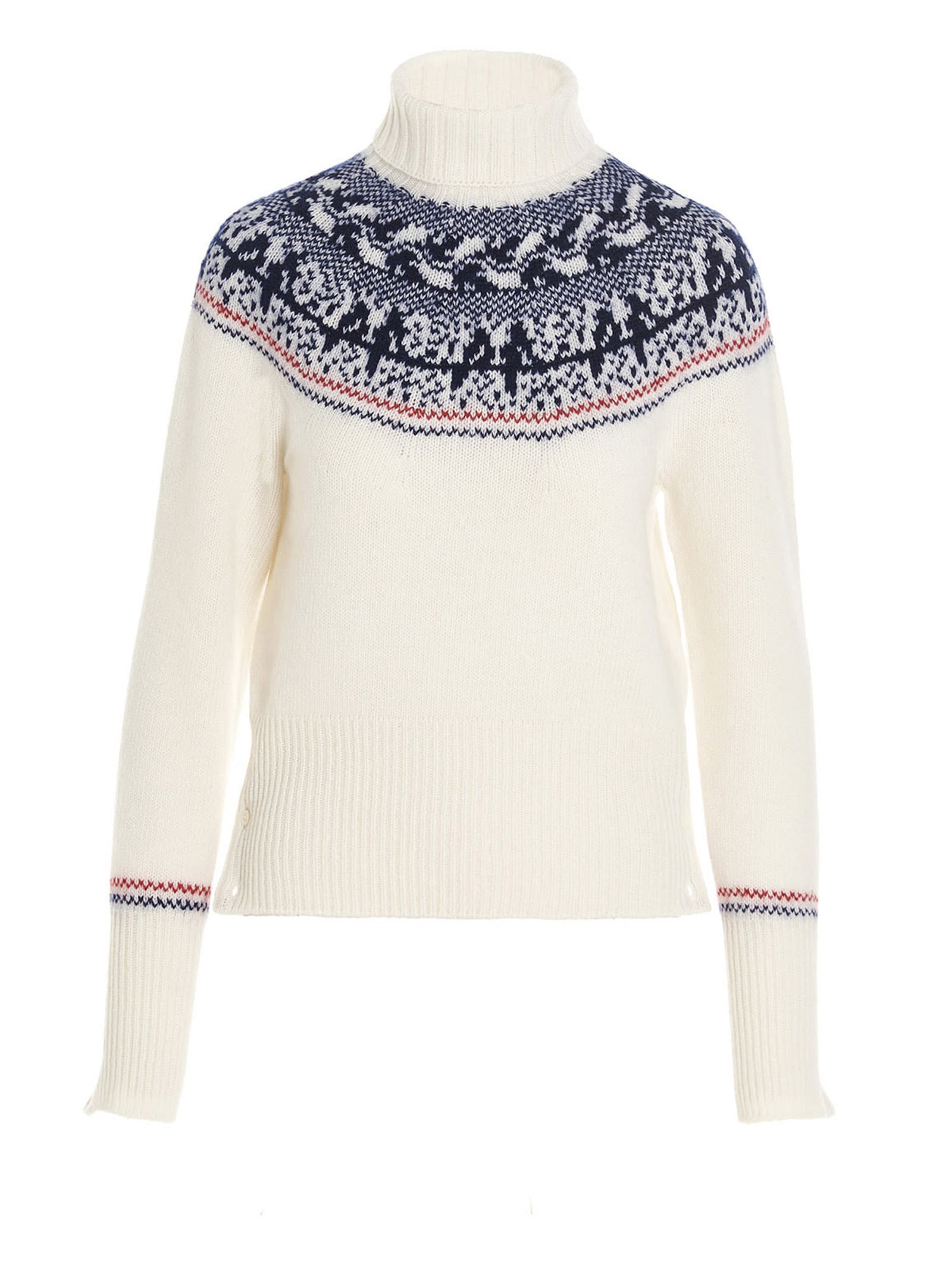 Thom Browne Patterned Polo Neck