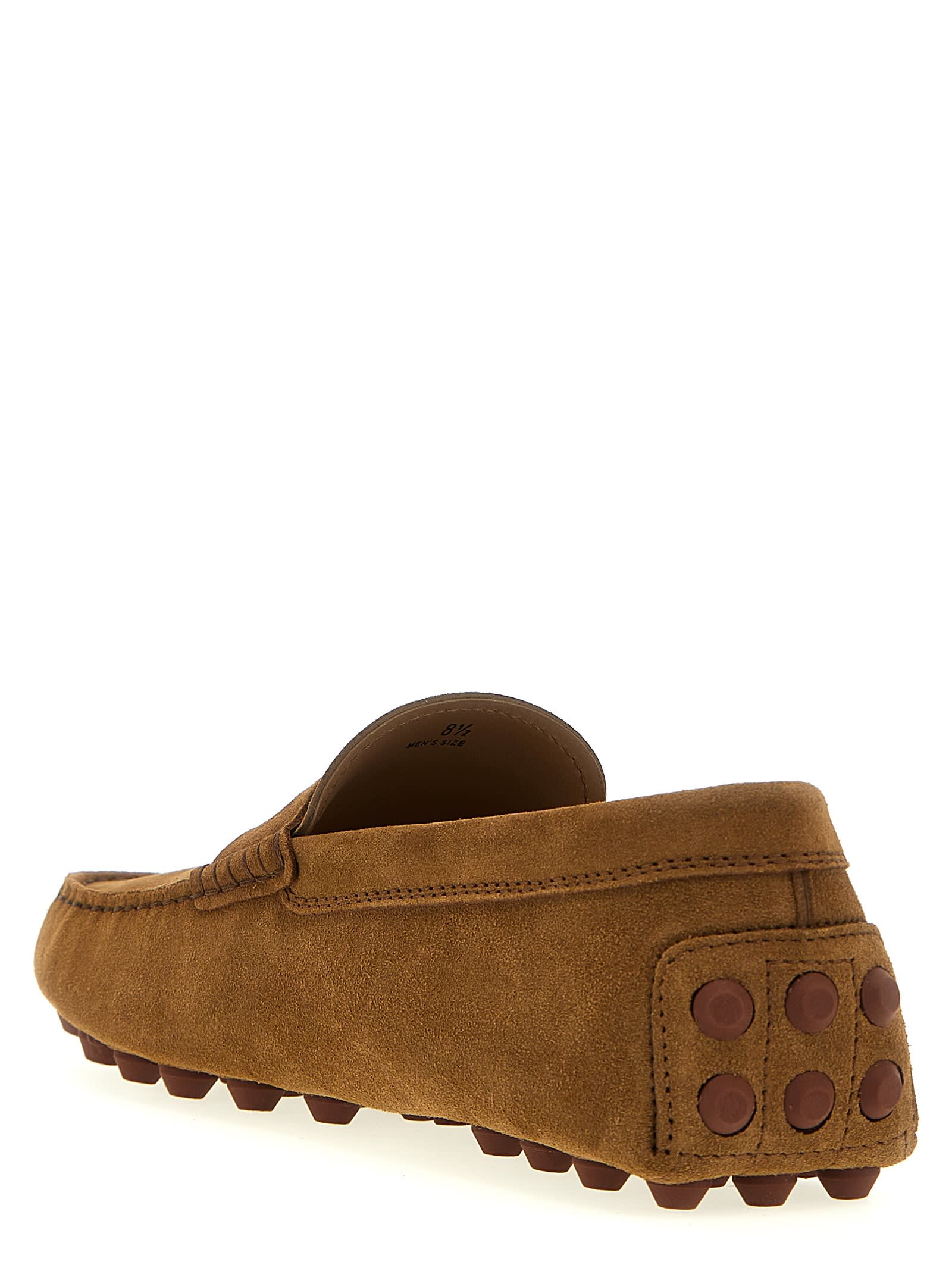 Shop Tod's Gommino Bubble Loafers In Bronzo