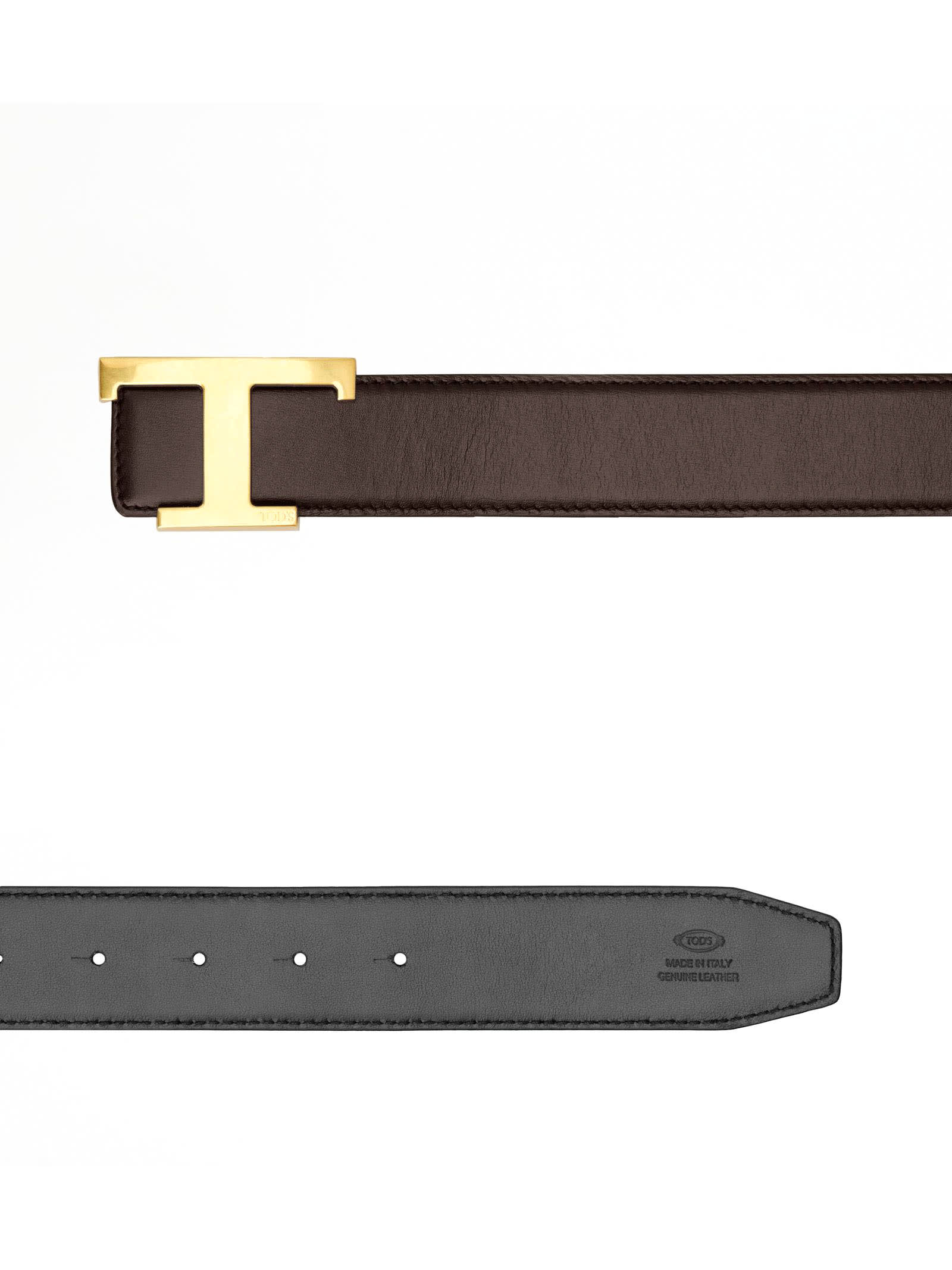 Tod's Reversible T Timeless Leather Belt