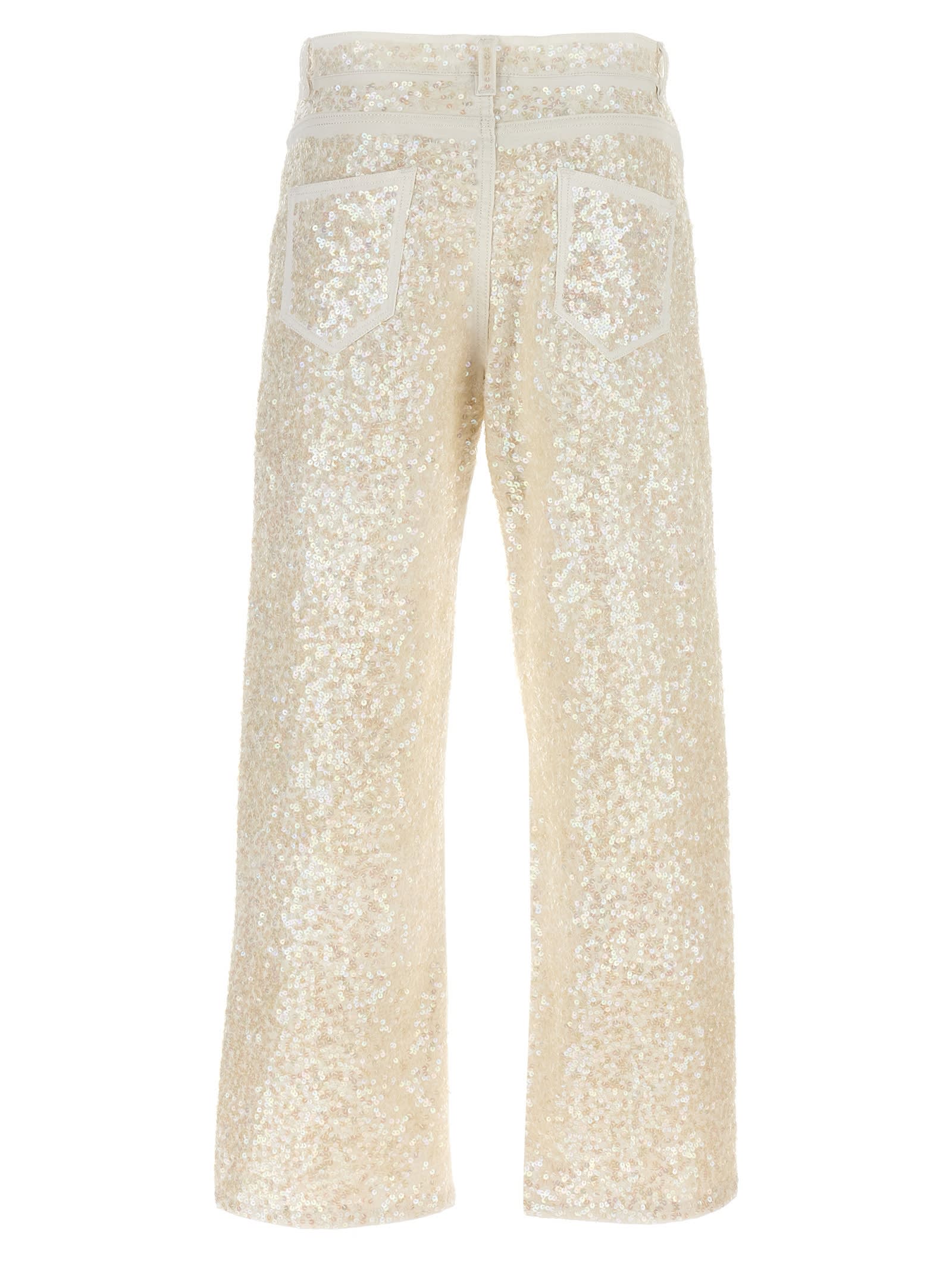 Shop P.a.r.o.s.h Guff Jeans In White