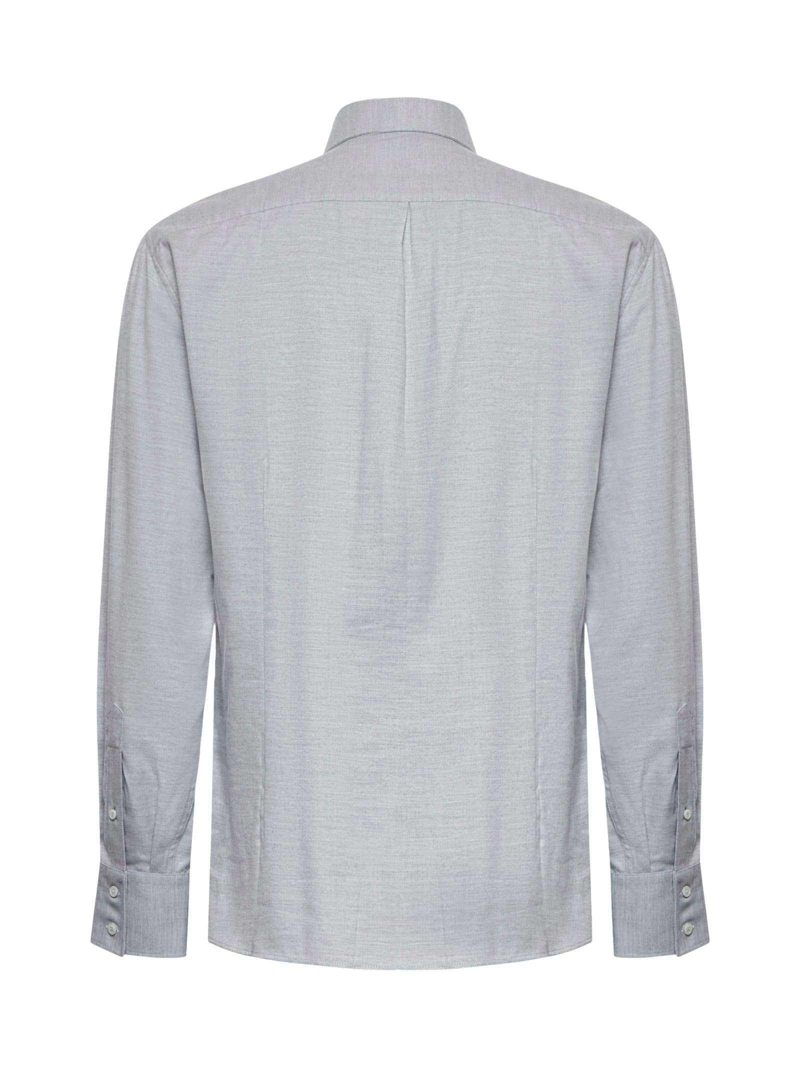 Shop Brunello Cucinelli Shirt In Grey