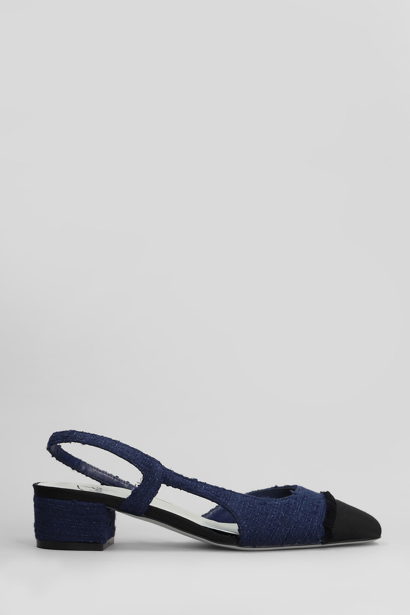 Acanto Pumps In Blue Fabric