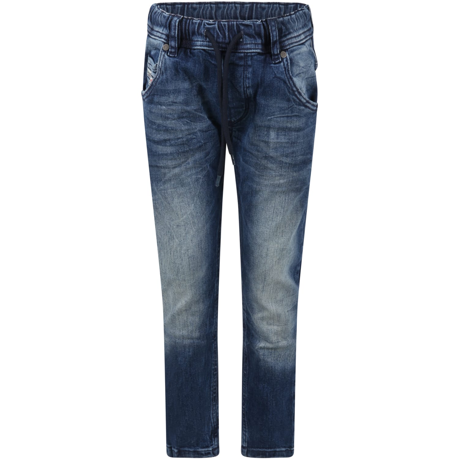 Diesel Blue Jeans For Boy With Logo