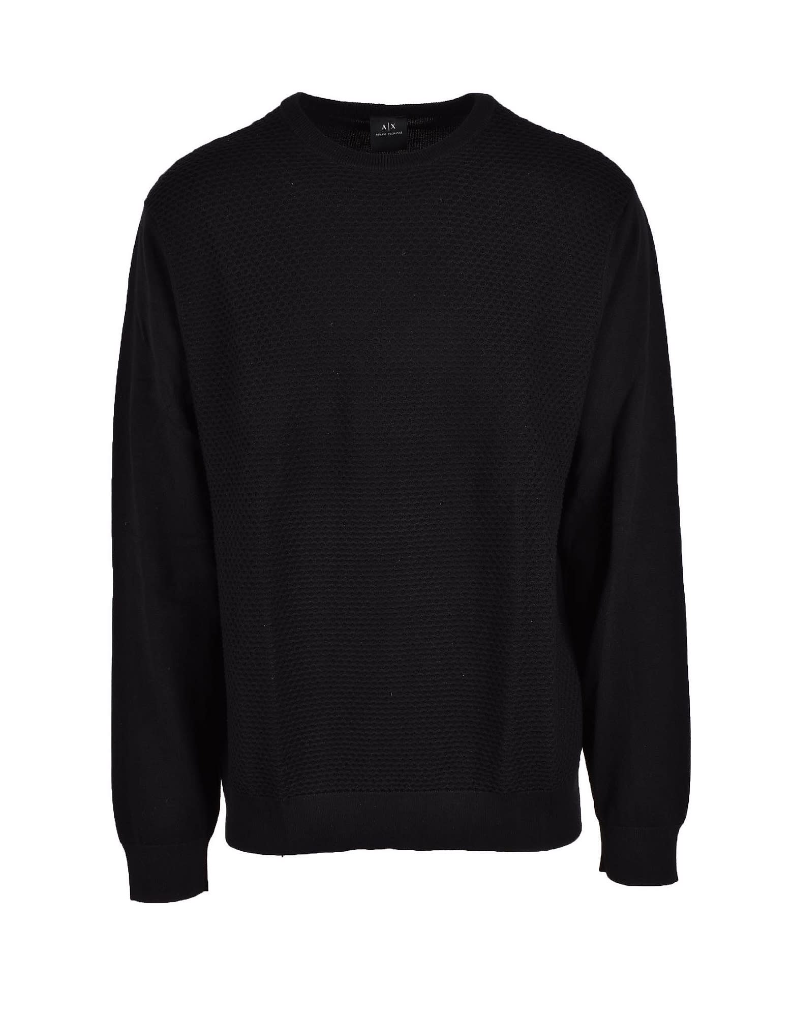 Armani Collezioni Mens Black Sweater