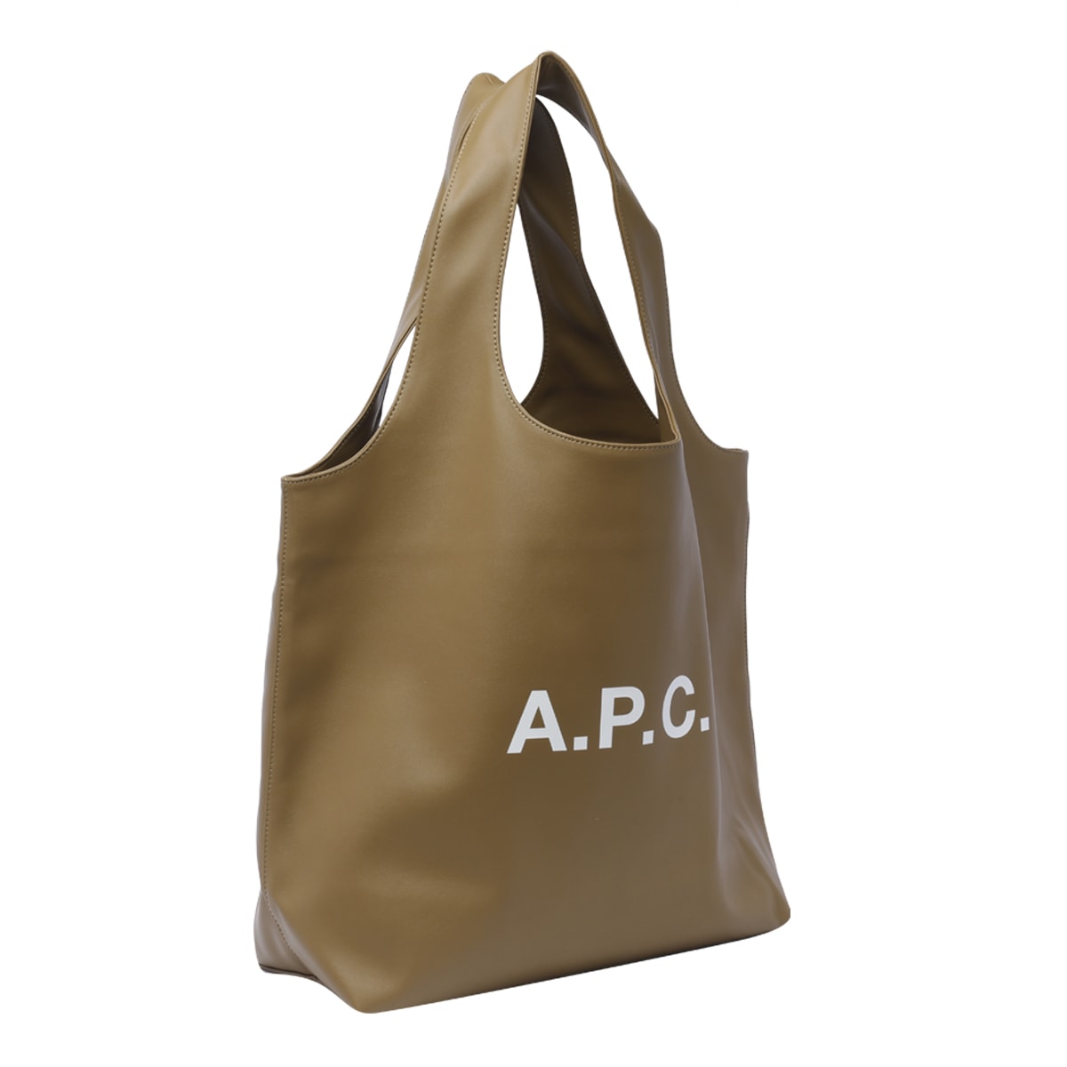 Shop Apc Ninon Tote Bag In Brown