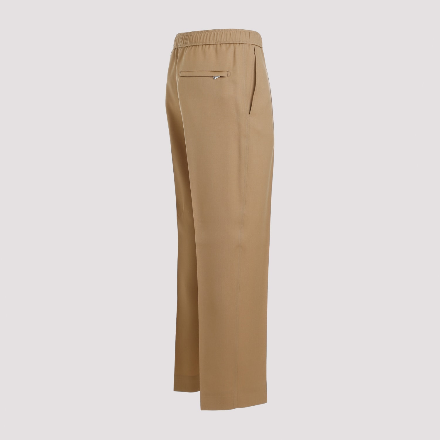 Shop Lanvin Tapered Elasticated Trousers In Desert