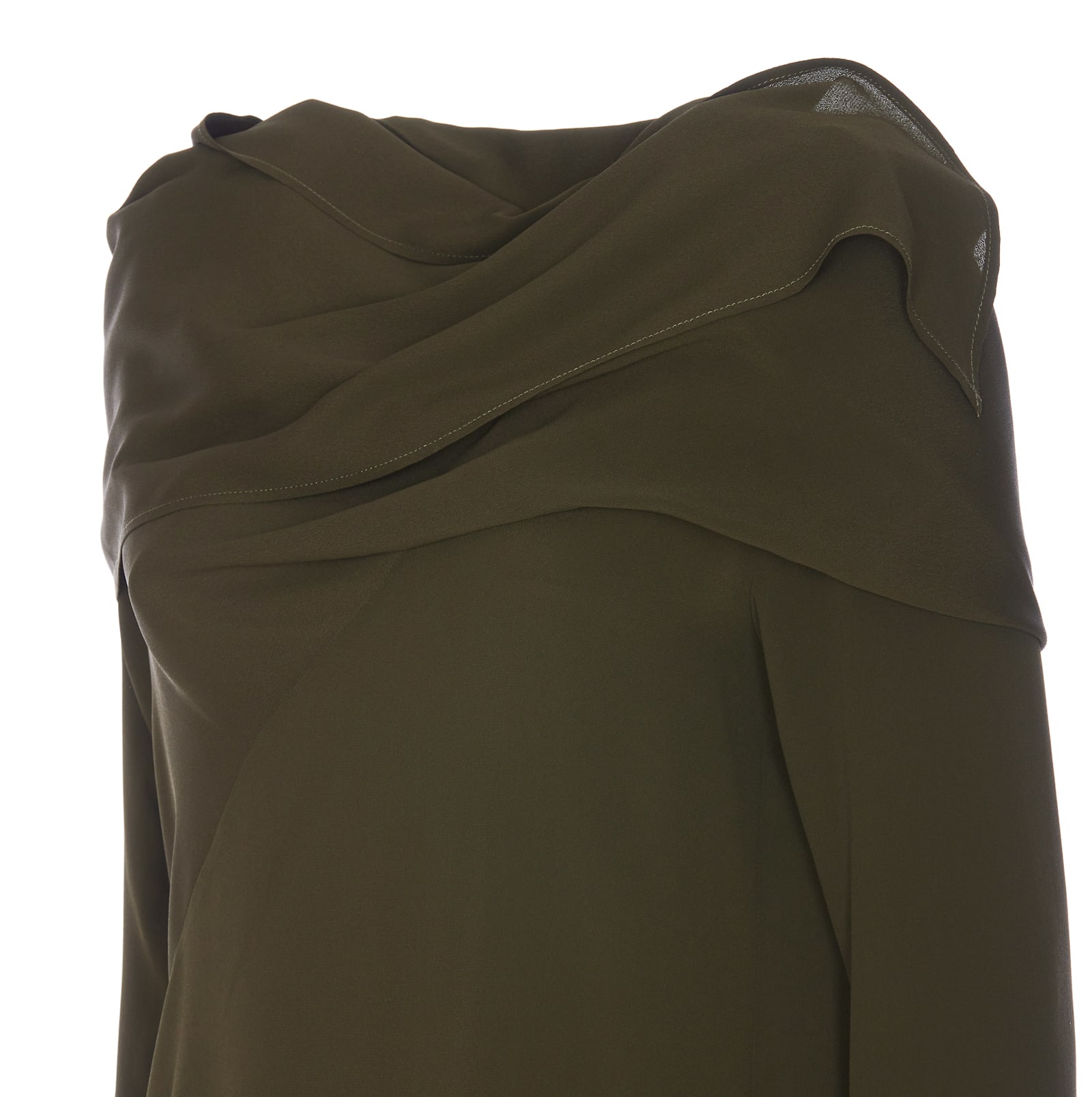 Shop Pinko Blok Blouse In Green